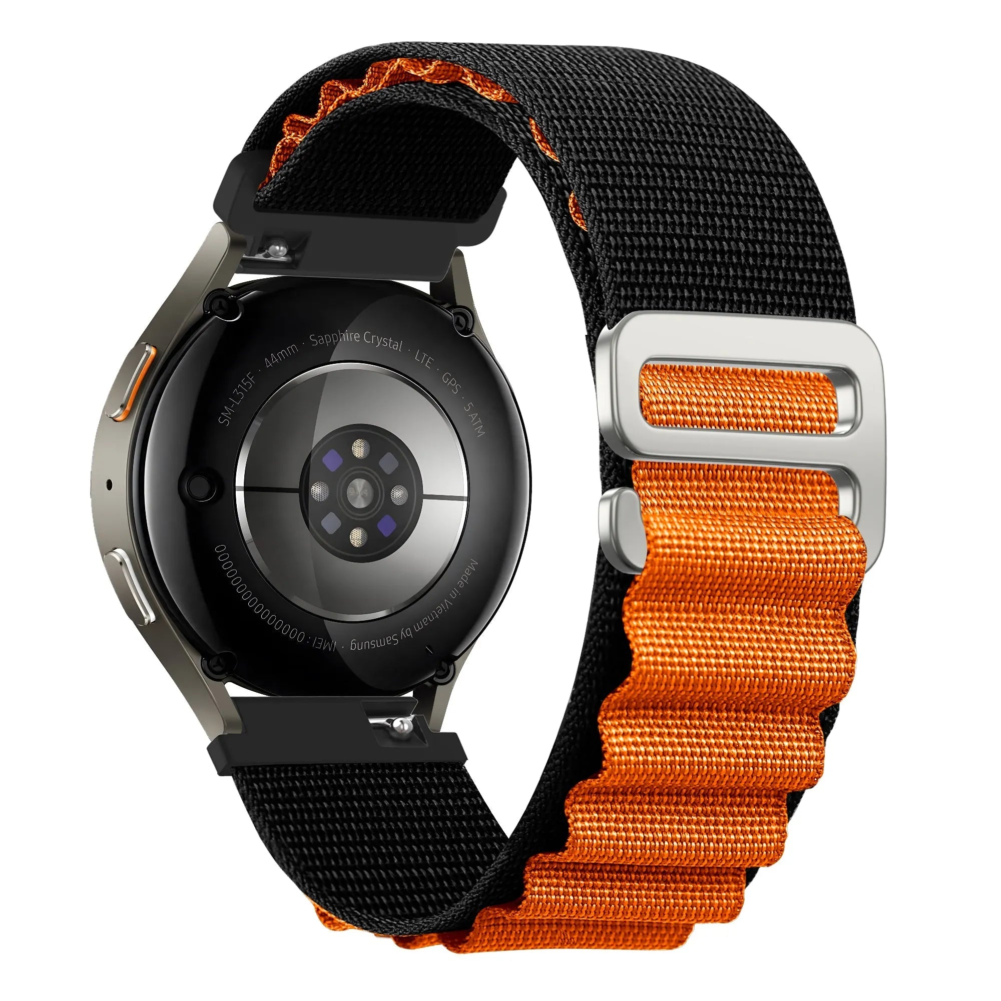 Bandz Bracelet Alpine Levowatch Edgy (noir/orange)