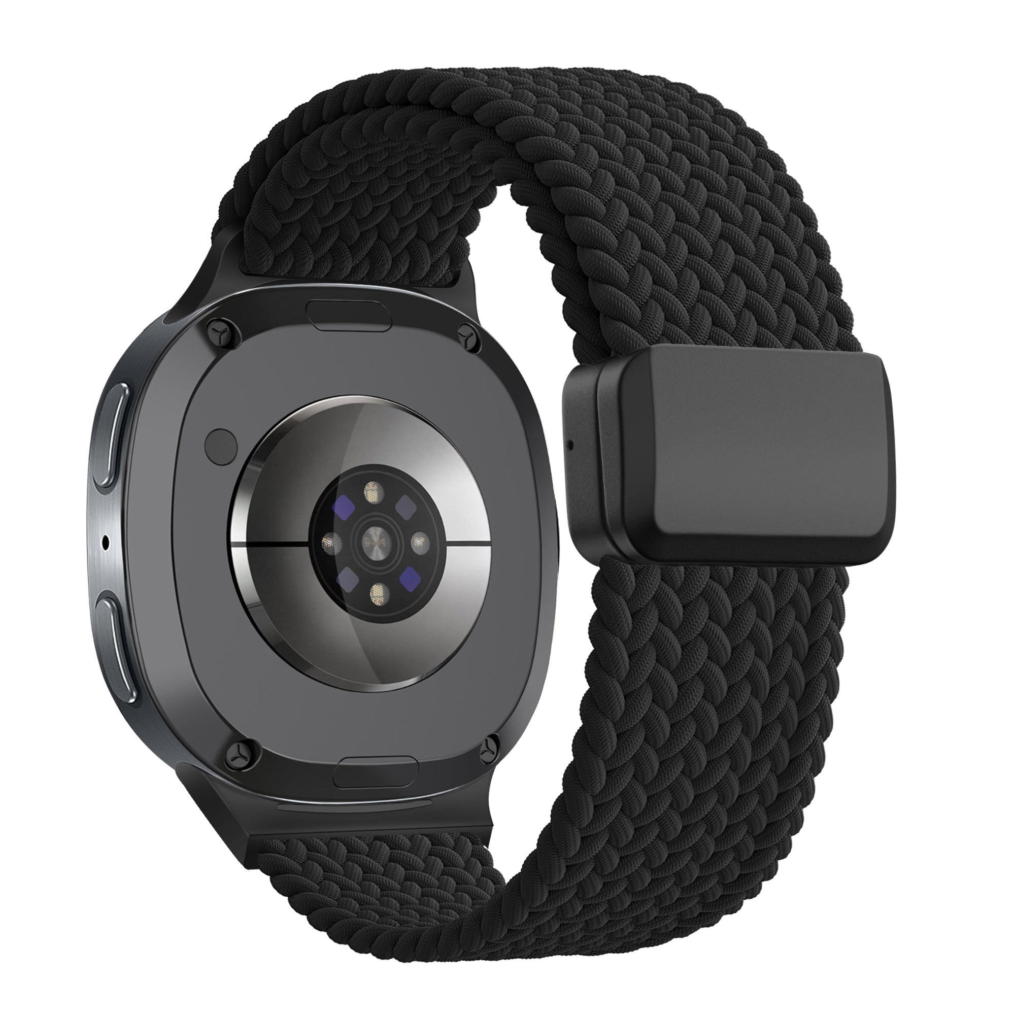Bandz Bracelet tissé magnétique Samsung Galaxy Watch 8 Classic (noir)