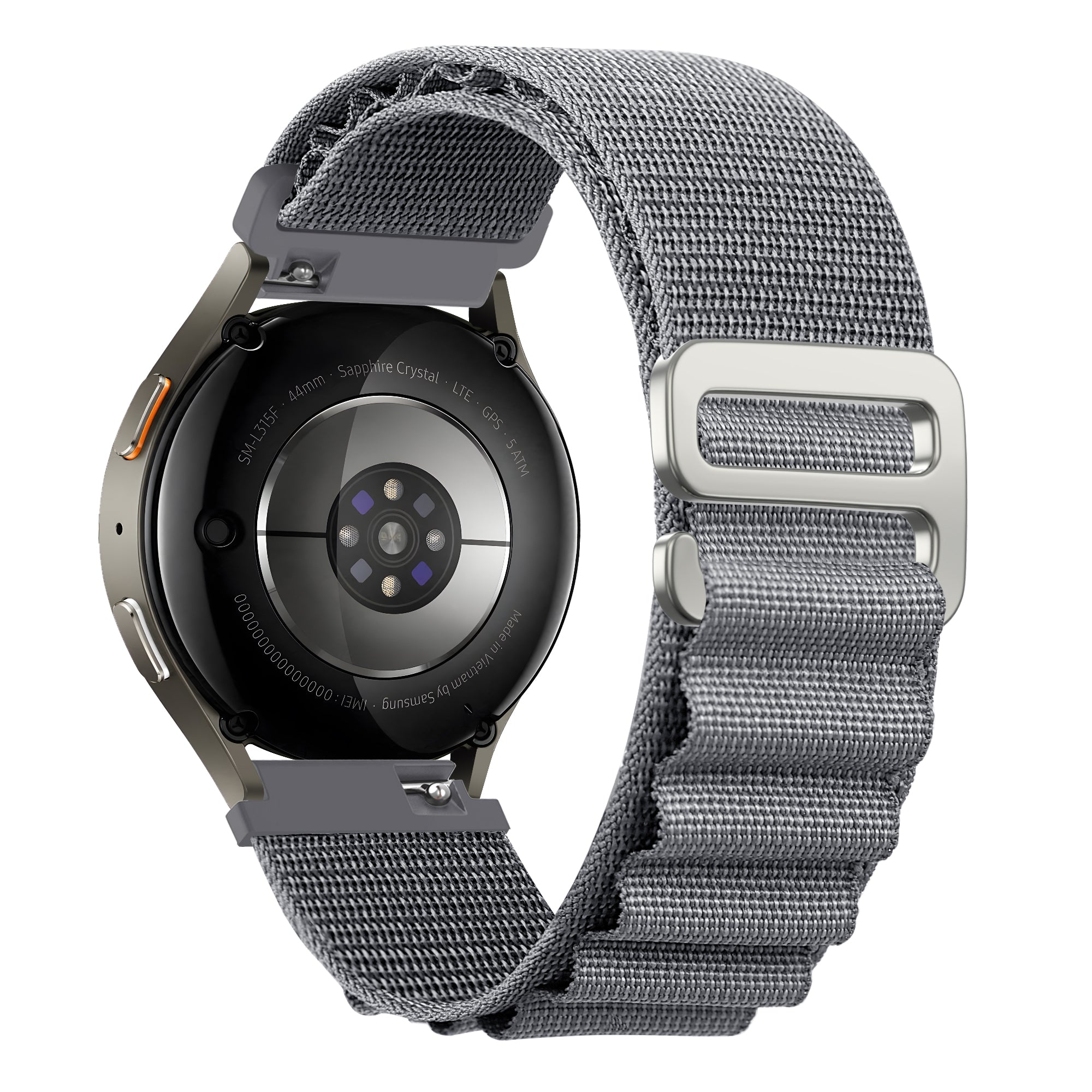 Bandz Bracelet nylon Alpine Huawei Watch GT 5 Pro - 46mm (gris)