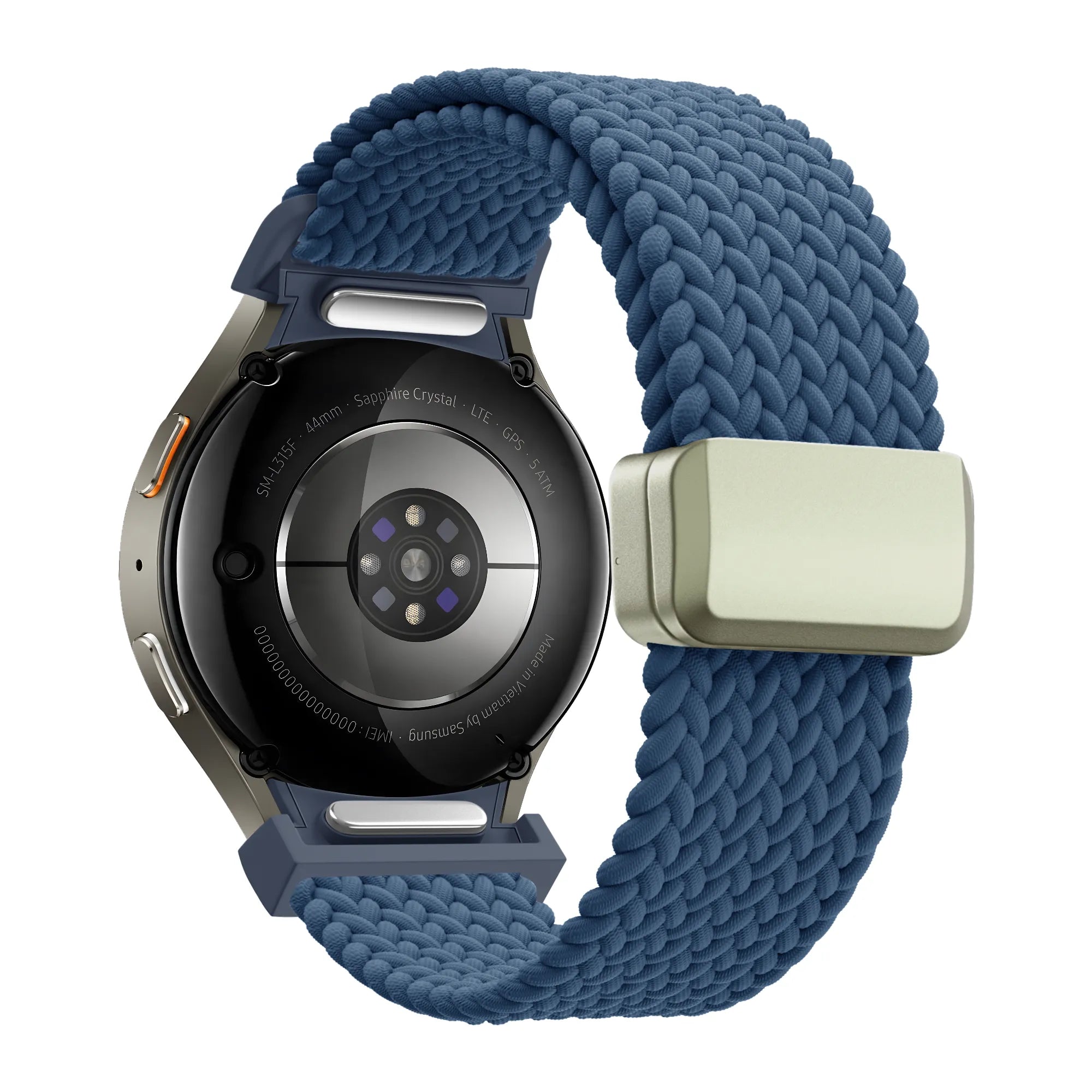 Bandz Bracelet trensé 'Easy Fit' Samsung Galaxy Watch 5 Pro (bleu)