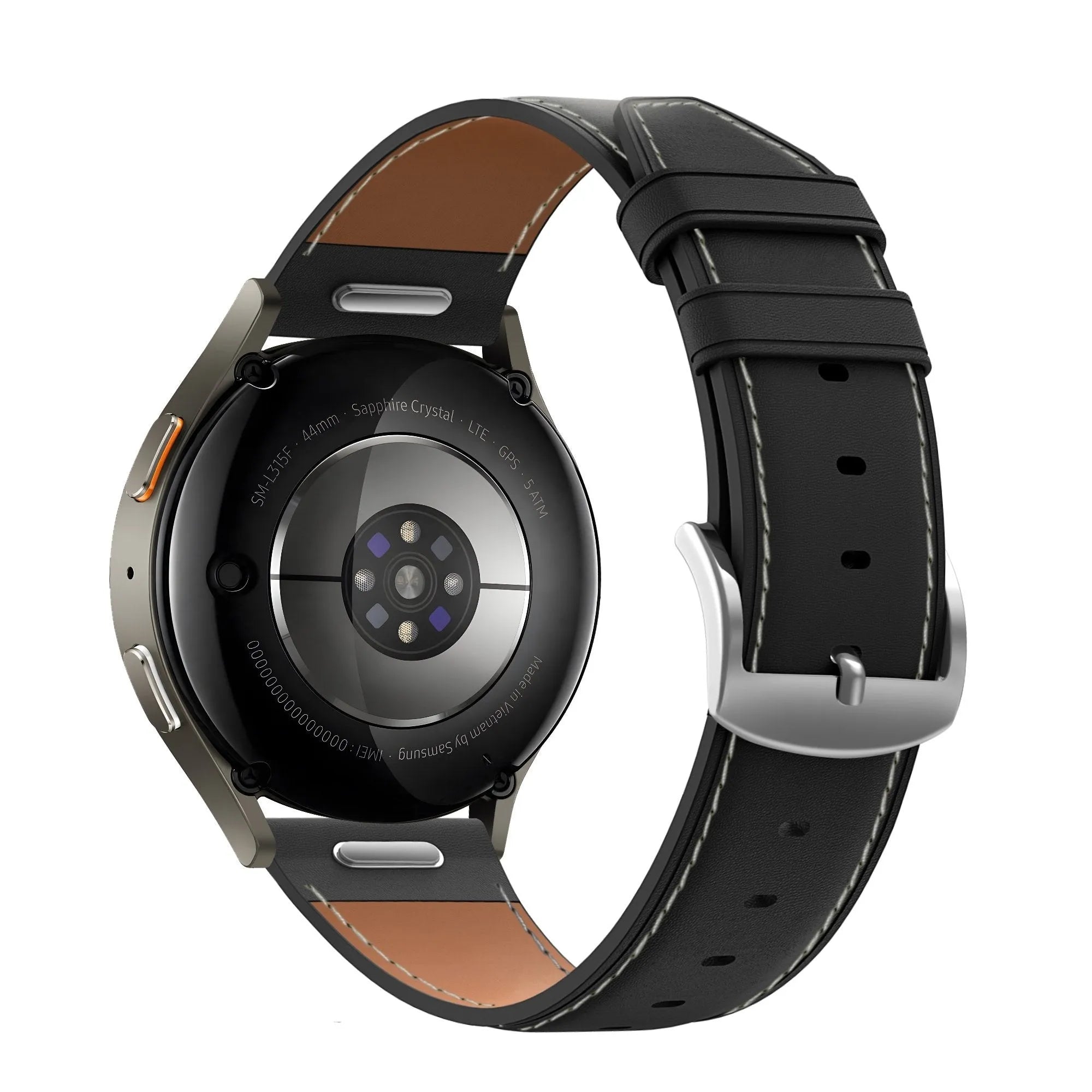 Bandz Bracelet cuir OnePlus Watch Lite 'Easy fit' (noir)