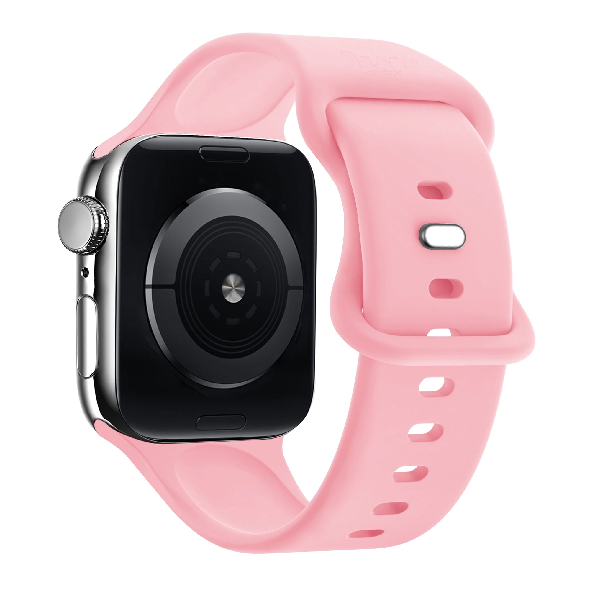 xoxo Wildhearts Bracelet silicone Apple Watch (rose poudré)