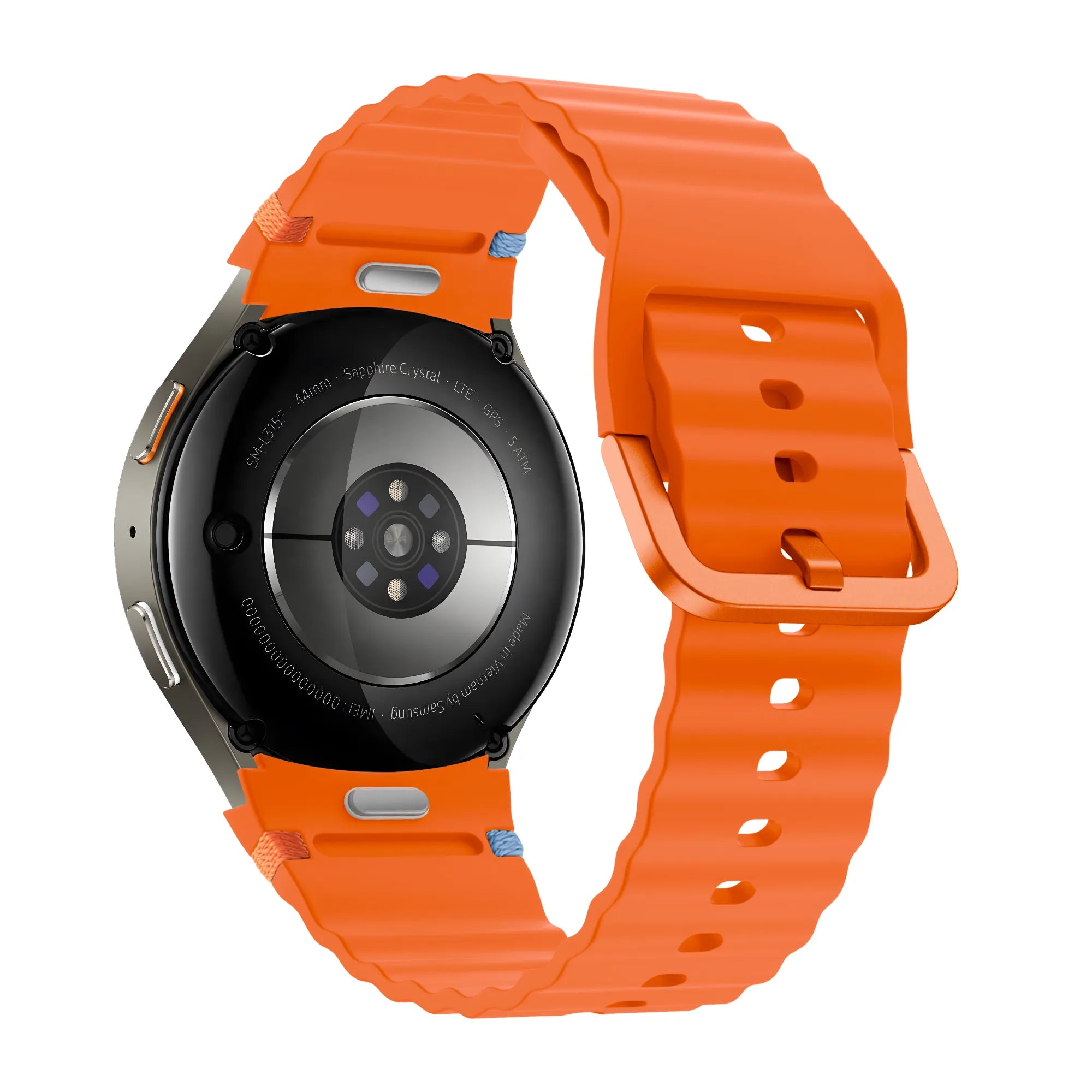 Bandz Bracelet Wave 'Easy Fit' Samsung Galaxy Watch 4 40mm (orange)
