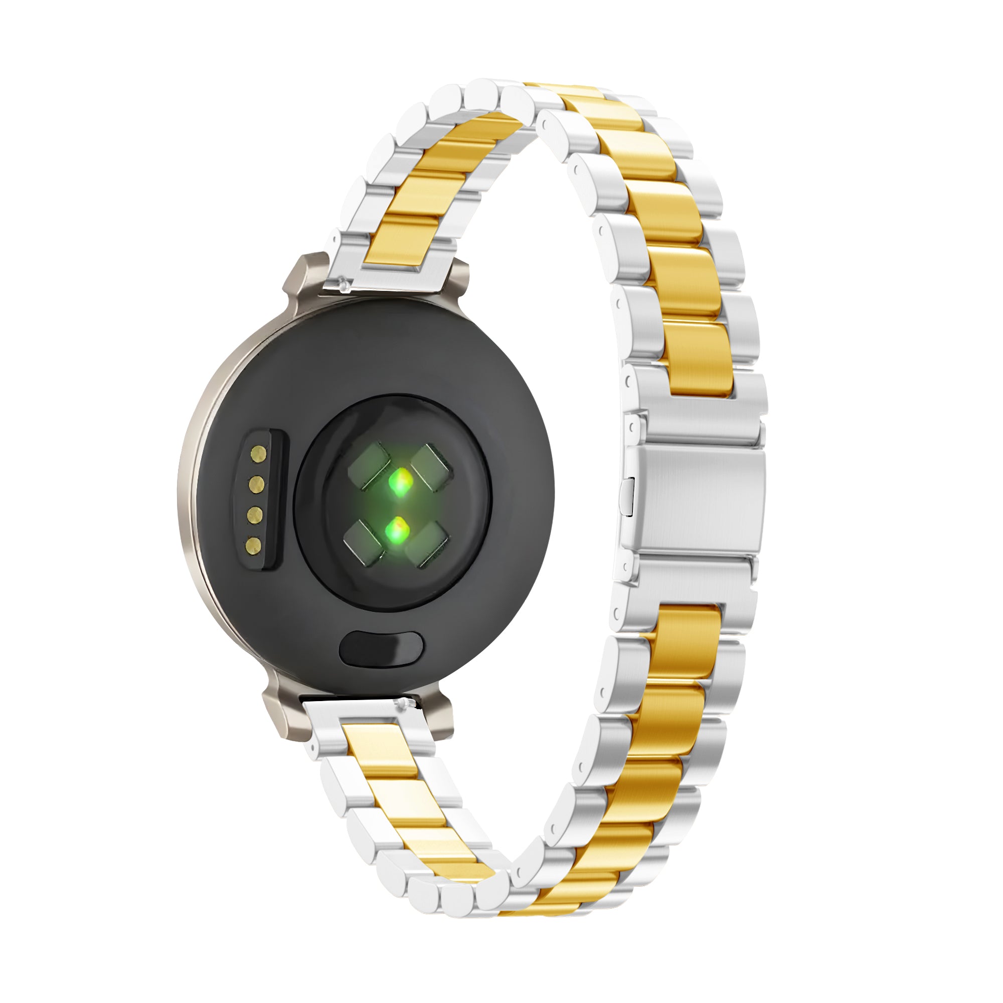 Bandz Bracelet acier 'Classic' Garmin Lily 2 (argent/or)