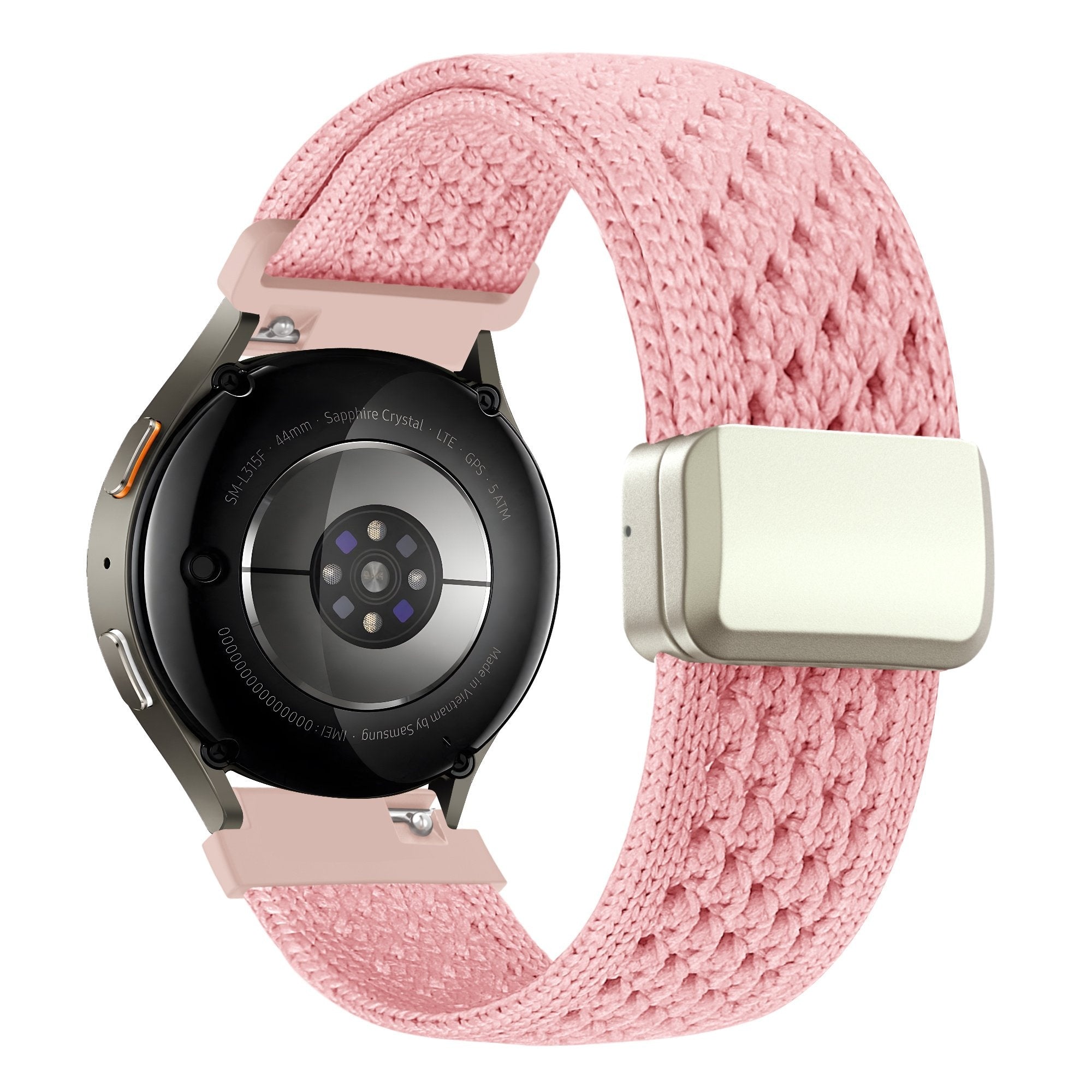 Bandz Bracelet nylon Vintage Garmin Vivoactive 4s (rose)
