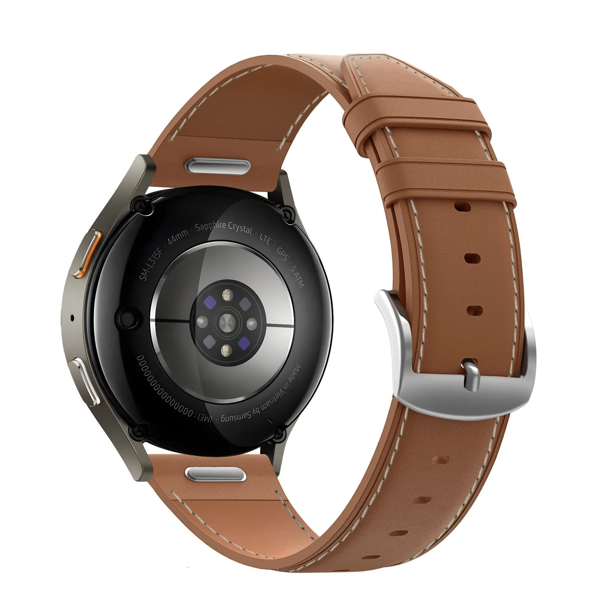 Bandz Bracelet cuir OnePlus Watch Lite 'Easy fit' (marron)