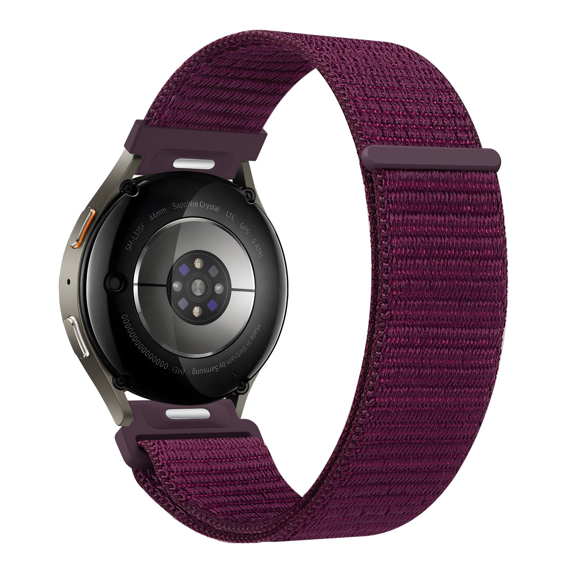 Bandz Bracelet nylon 'Easy Fit' Huawei Watch GT 7 - 41mm (prune)