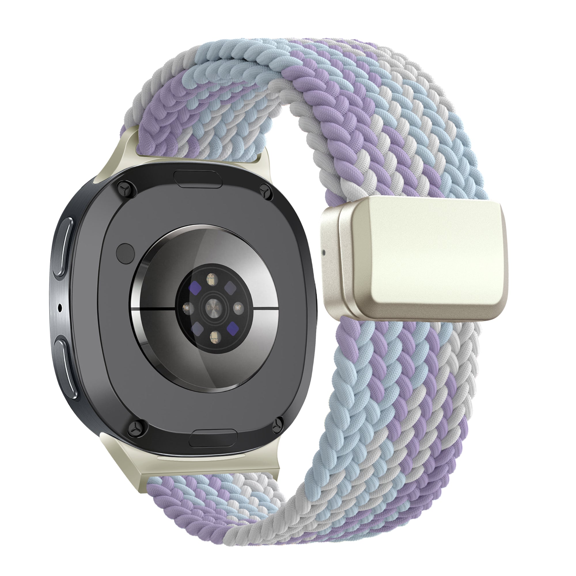 Bandz Bracelet tissé magnétique Samsung Galaxy Watch 8 Classic (violet mixte)