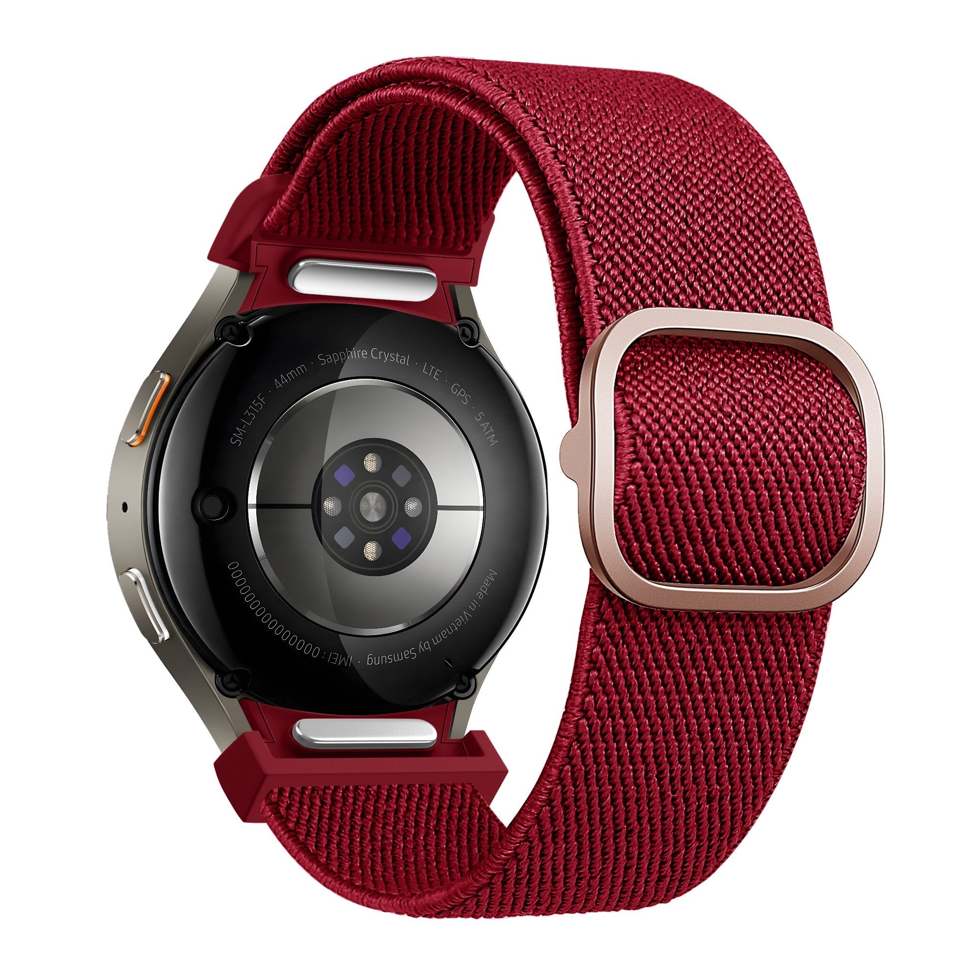 Bandz Bracelet elastique 'Easy Fit' Samsung Galaxy Watch 6 - 44mm (rouge)