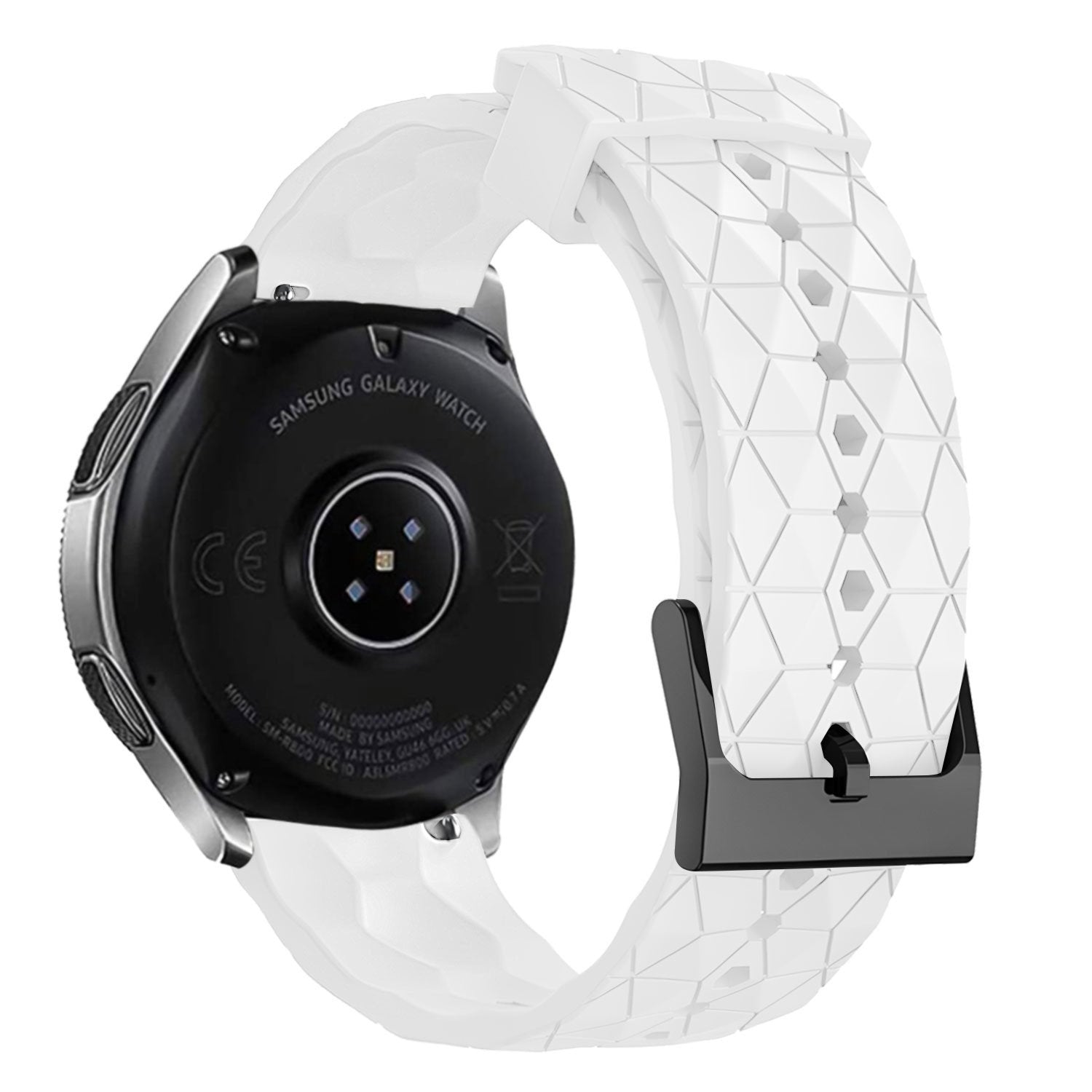 Redmi Watch 5 Active Silicone Hexa Strap (White)