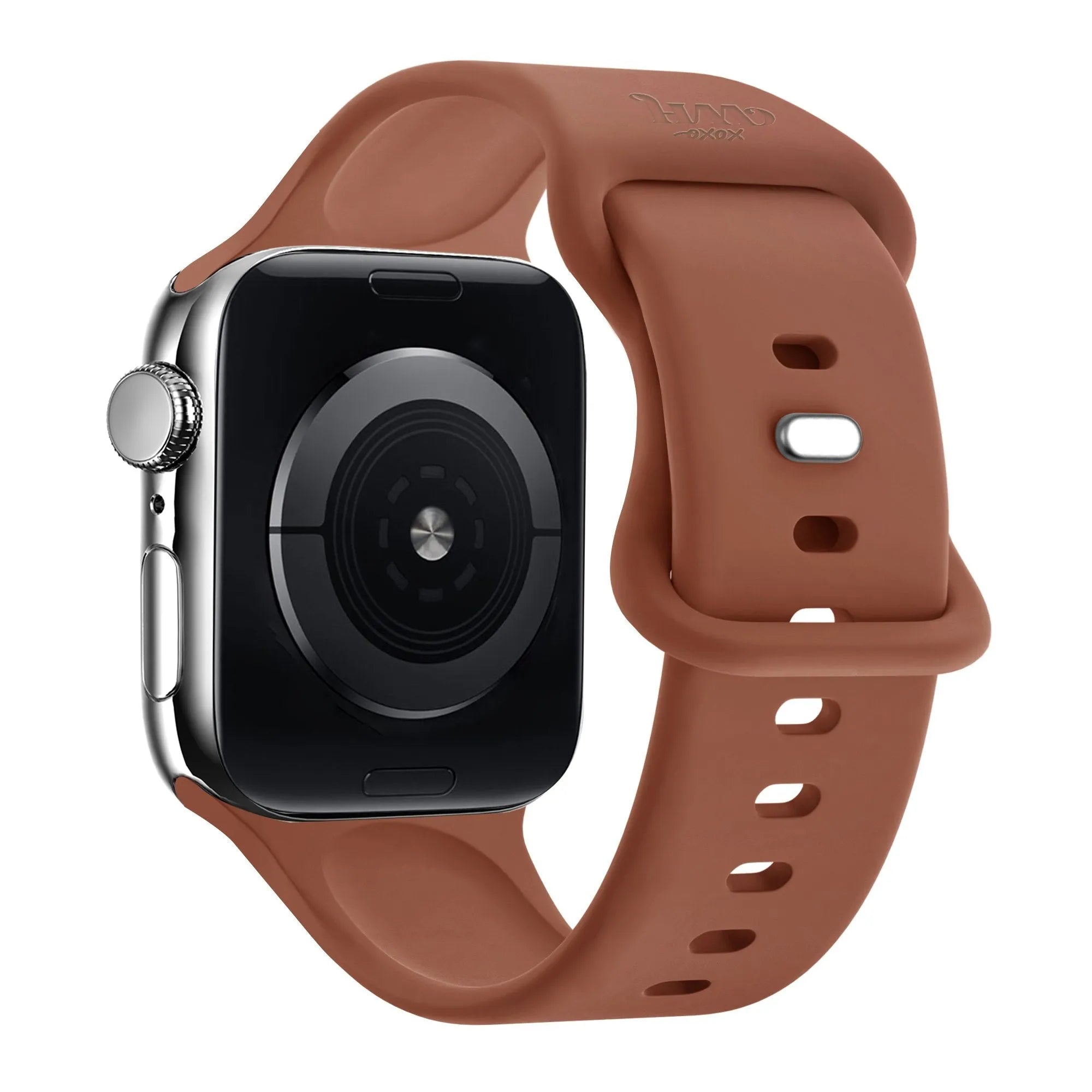 Bracelet en silicone xoxo Wildhearts Apple Watch (marron)