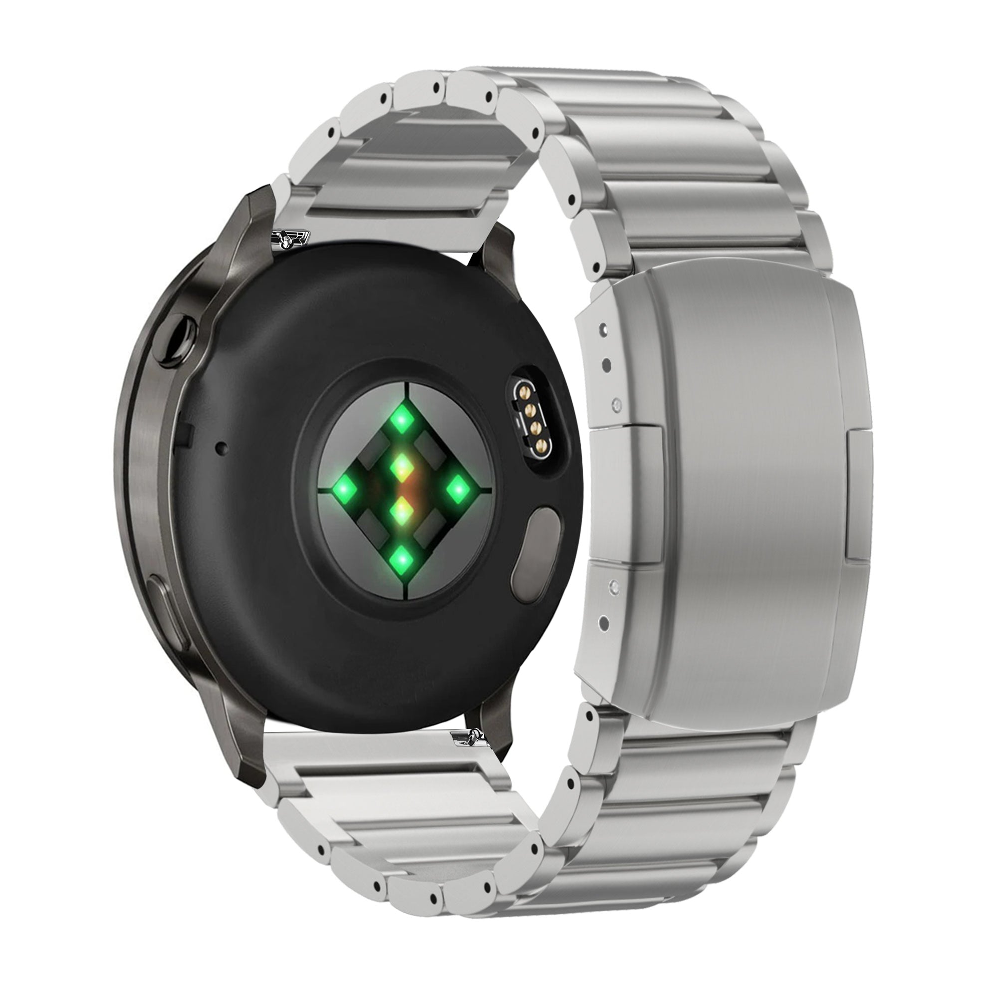 Bandz Bracelet titane à maillons Garmin D2 Air X15 (argent)