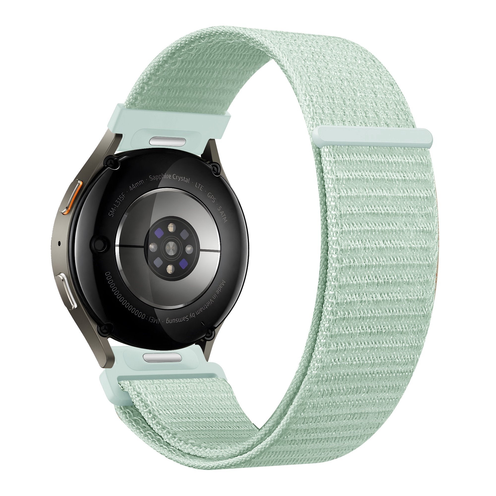 Bandz Bracelet nylon 'Easy Fit' Samsung Galaxy Watch 6 - 44mm (vert clair)