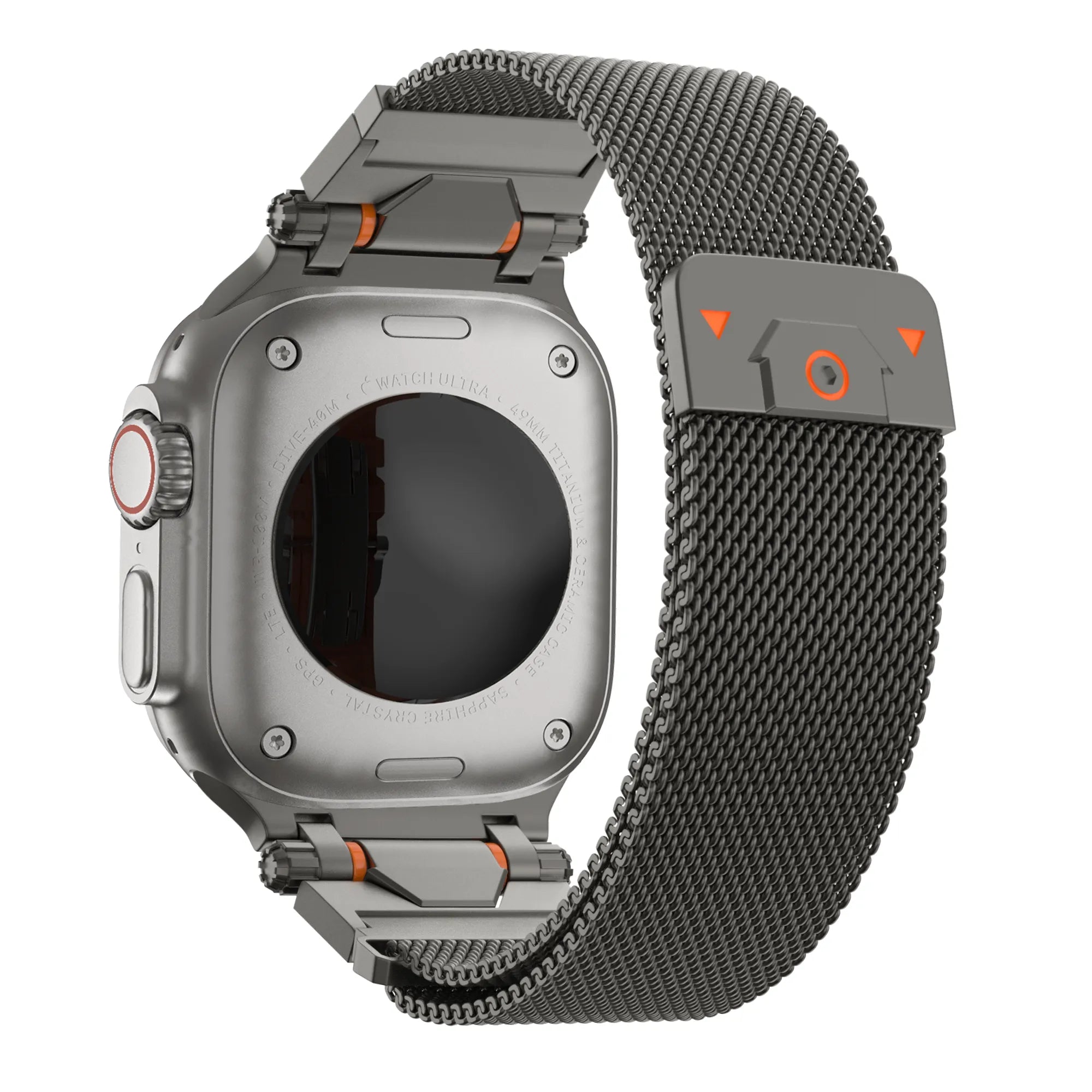 Bandz Bracelet milanais Loop rigide Apple Watch (titane gris)