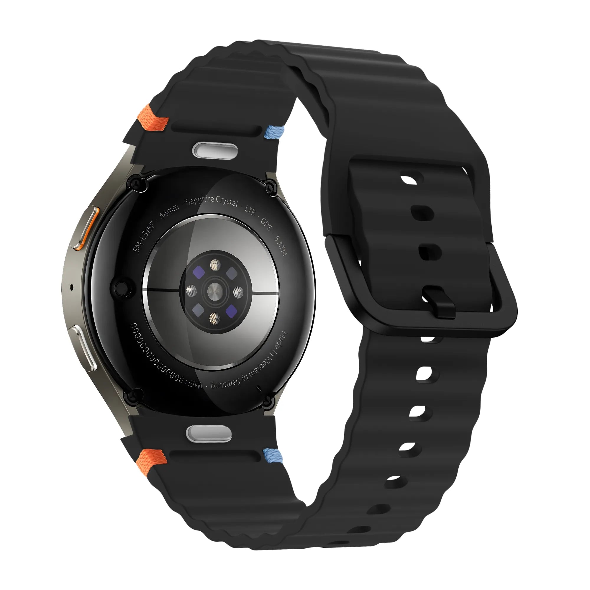 Bandz Bracelet Wave 'Easy Fit' Samsung Galaxy Watch 5 - 44mm (noir)