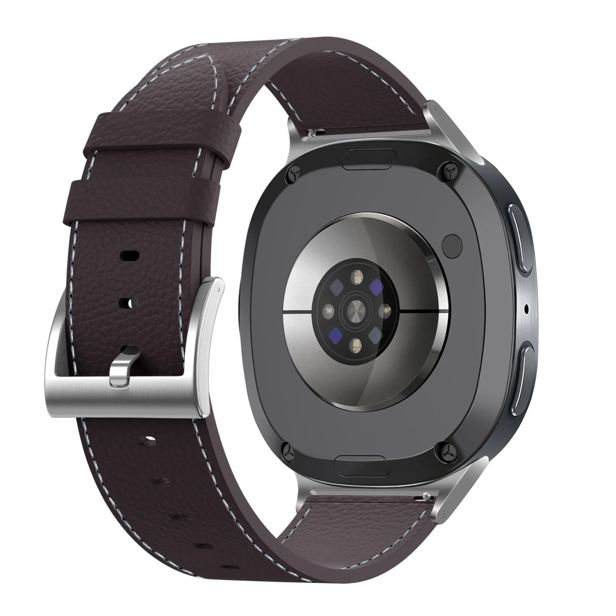 Bracelet cuir grain Samsung Galaxy Watch 9 - 40mm (café)