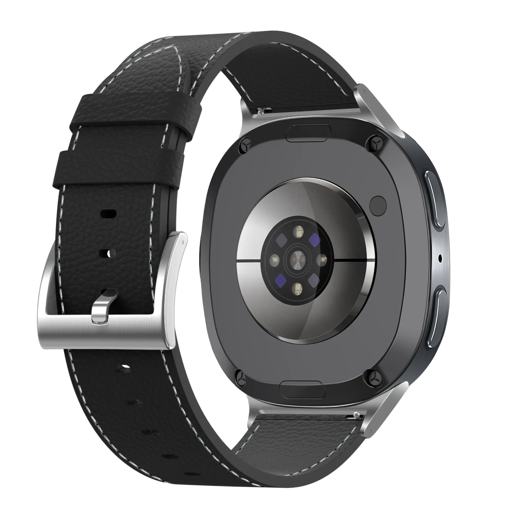 Bracelet cuir grain Samsung Galaxy Watch 9 - 40mm (noir)