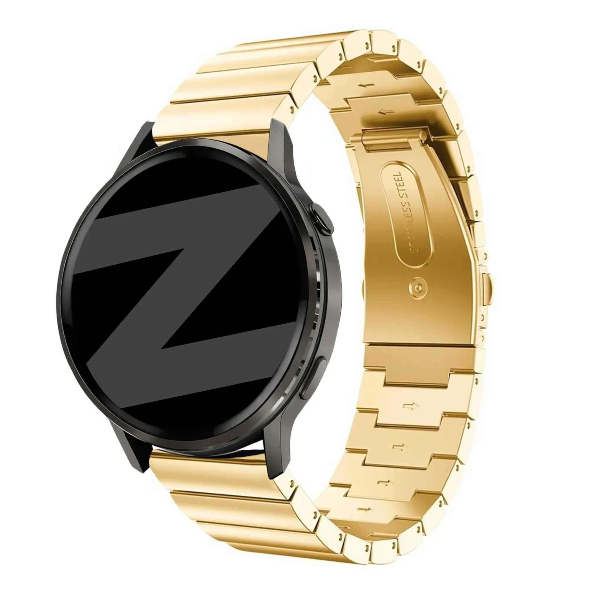 Bandz Bracelet acier 'One Bead' Garmin Vivoactive 3 (or)