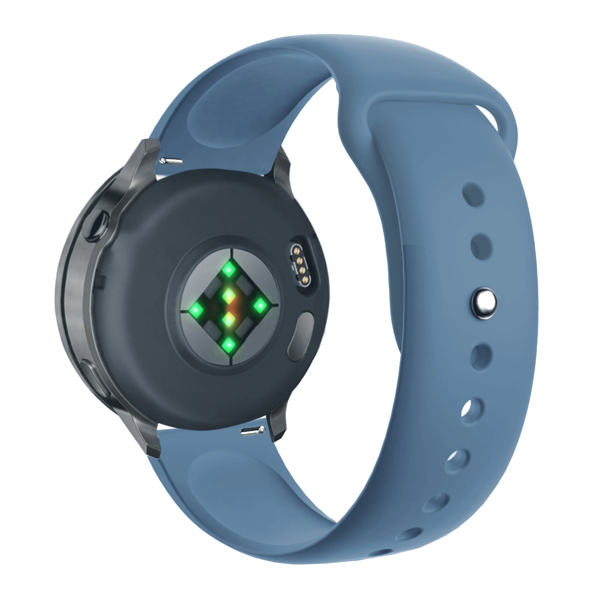 Bandz Bracelet sport 'Deluxe' Garmin Vivoactive 4s (bleu-gris)