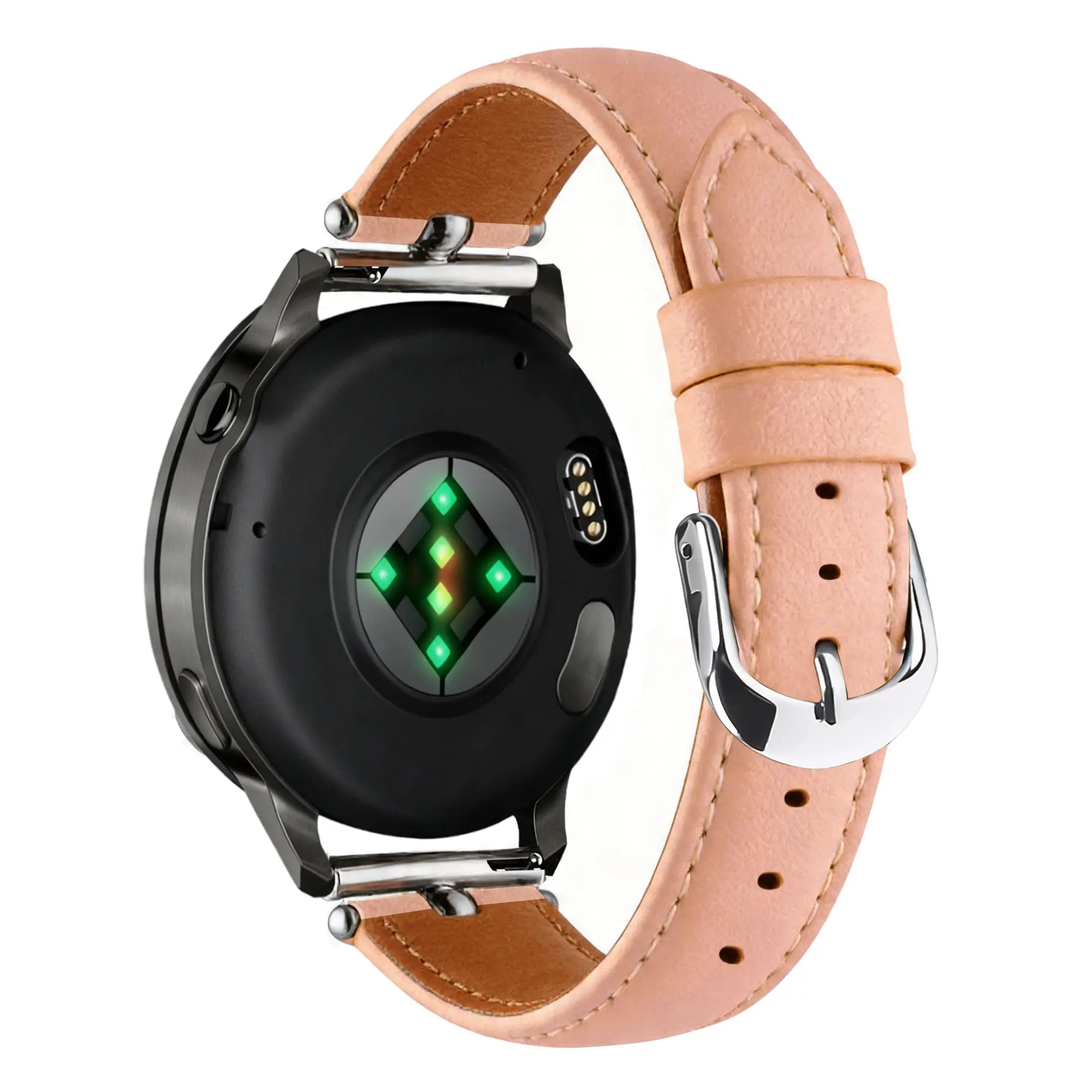 Bandz Bracelet cuir 'Bullet' Actyve Smartwatch 20mm (rose)