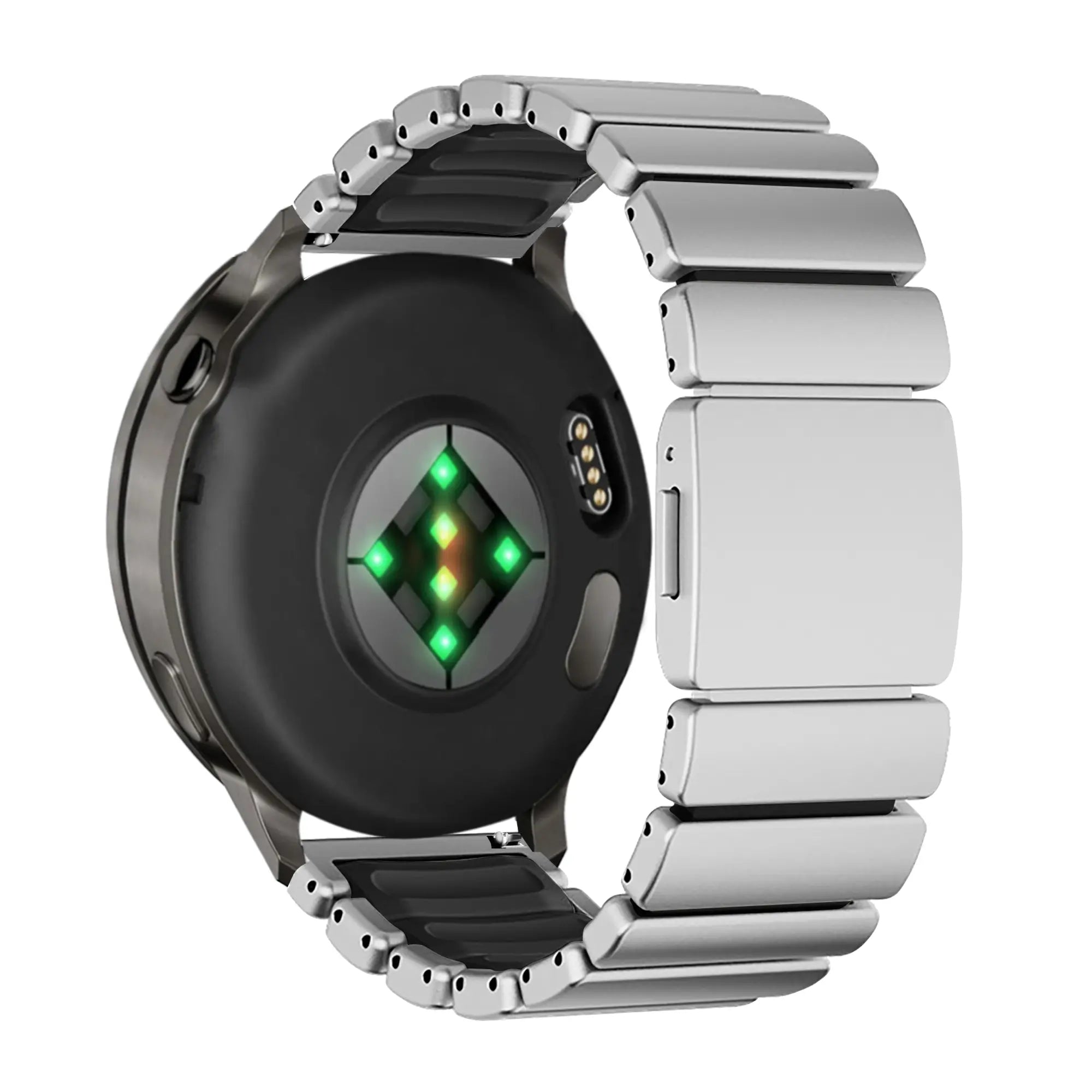 Bandz Bracelet titane 'Hybrid' Huawei Watch GT 2 - 46mm (titane/noir)