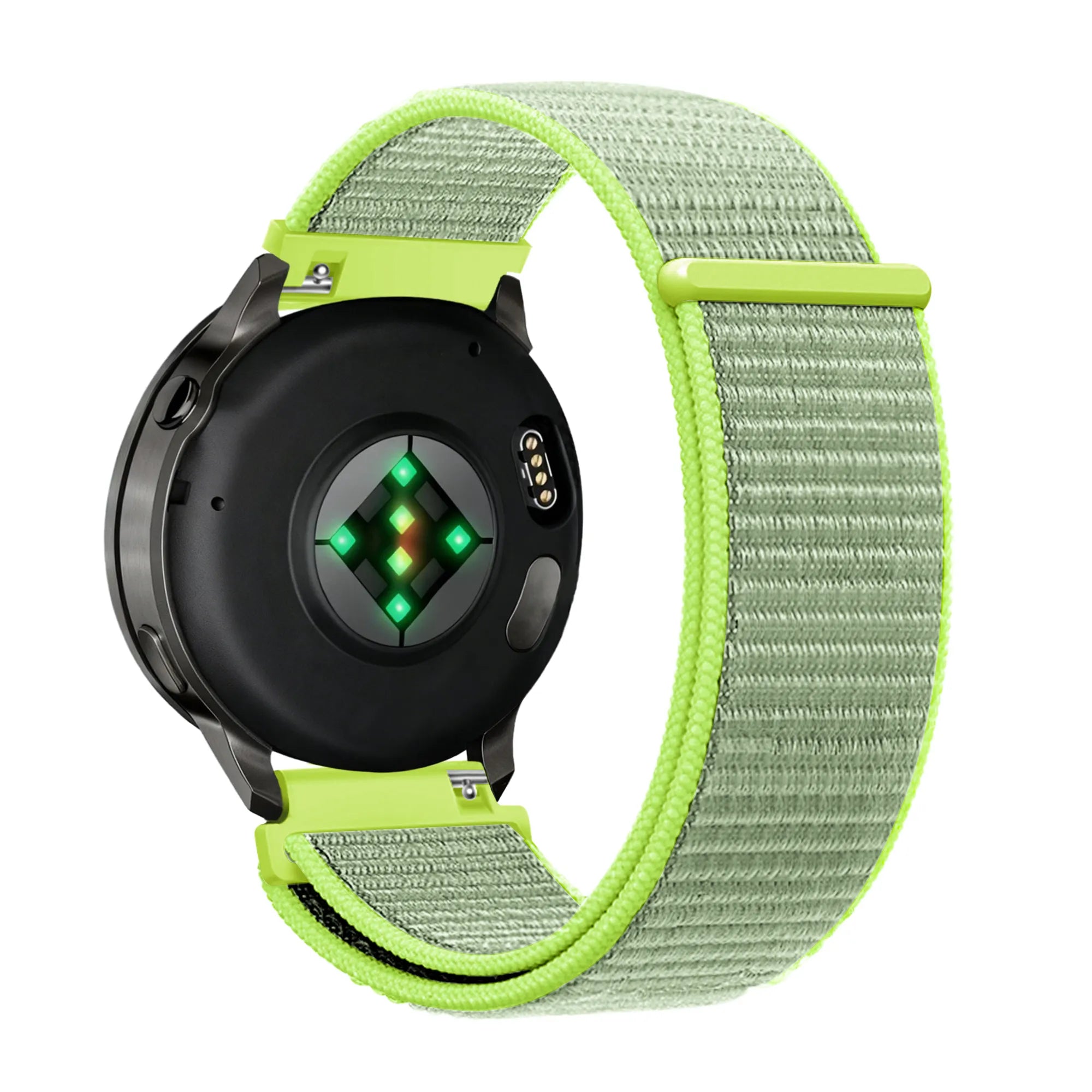 Bandz Bracelet nylon Garmin Vivoactive 4s (jaune fluo)