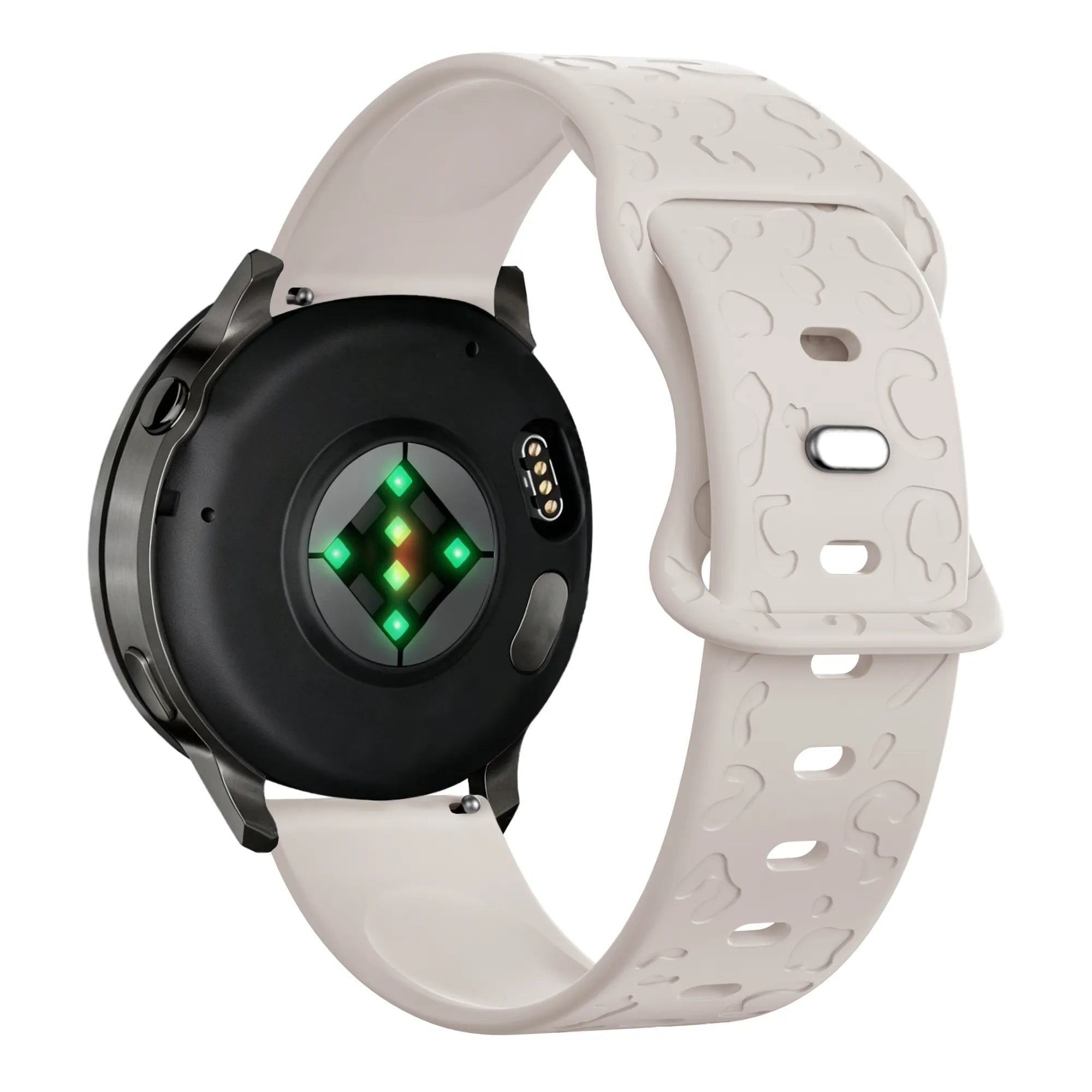 Bandz Bracelet silicone 'Léopard' Garmin Venu 4 - 41mm (lumière stellaire)