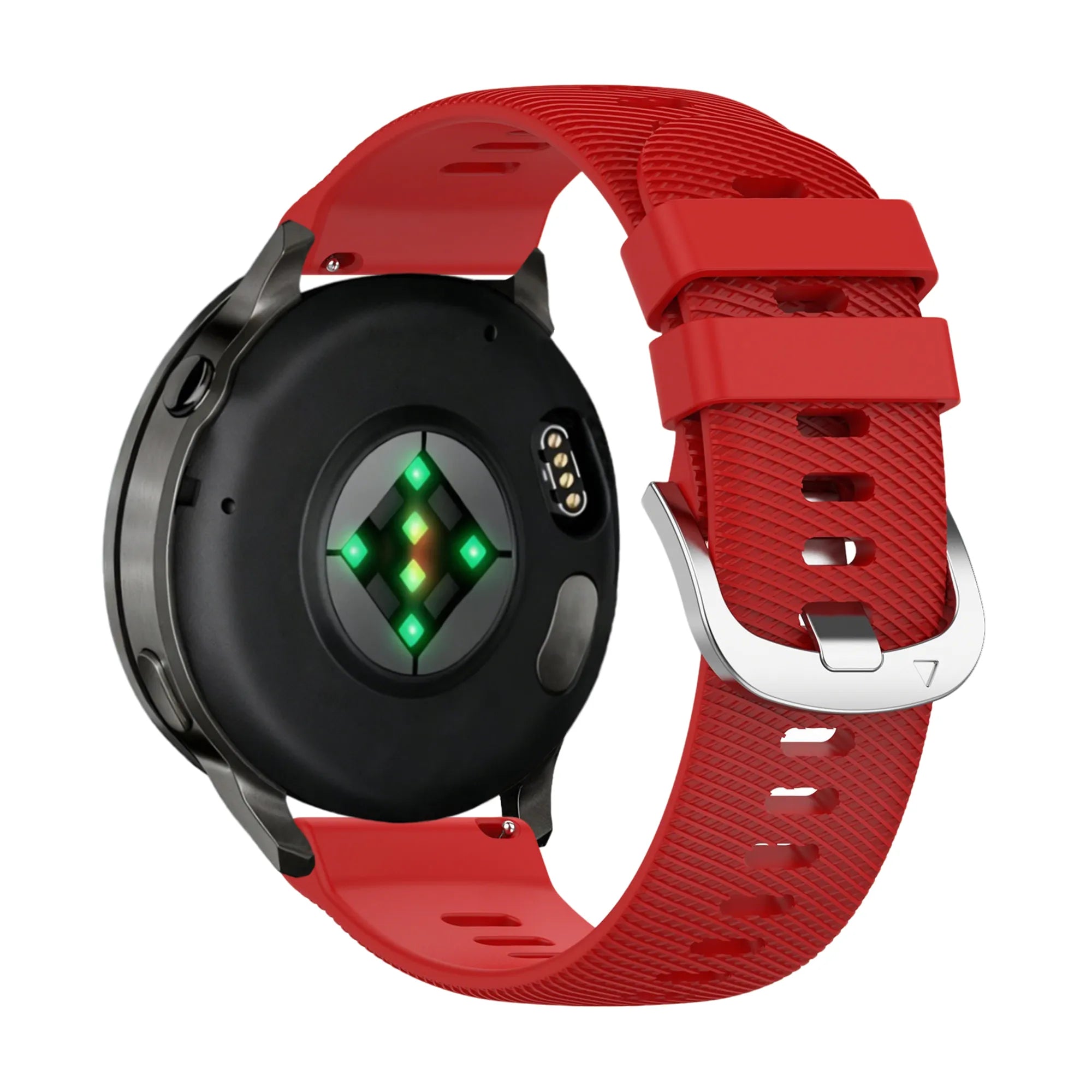 Bandz Garmin Venu 2s Silicone Strap 'Deluxe' (Red)