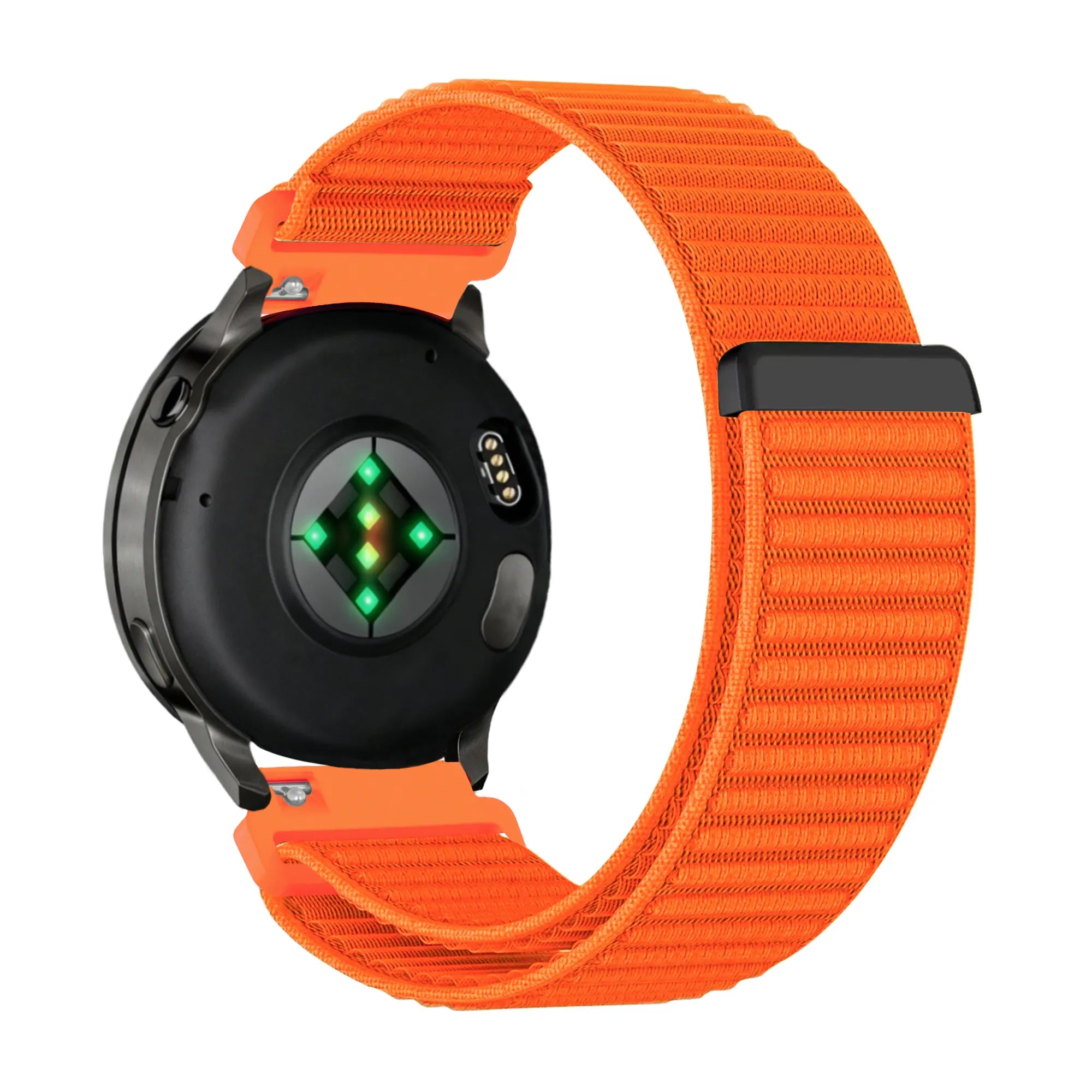 Bandz Bracelet nylon ondulé Garmin Venu 4 - 41mm (orange)