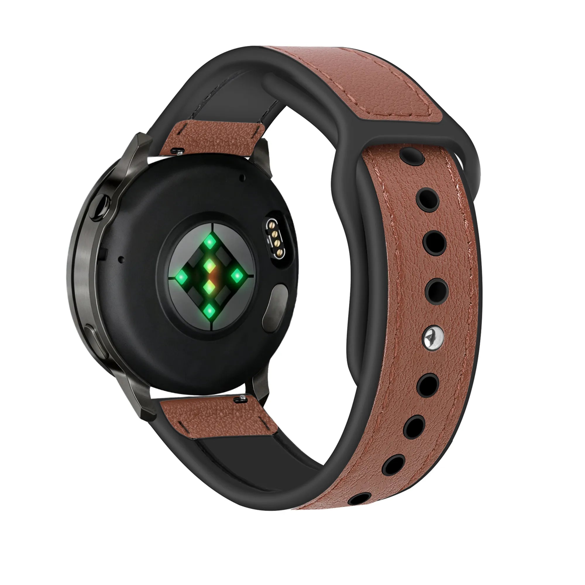 Bandz Garmin D2 Air X10 Leather Strap 'Hybrid' (Brown)