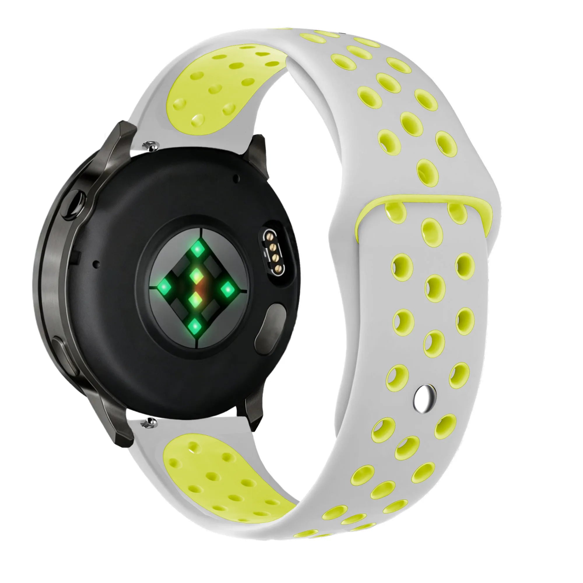 Bandz Bracelet sport 'Deluxe' Garmin Approach S40 (gris/jaune)