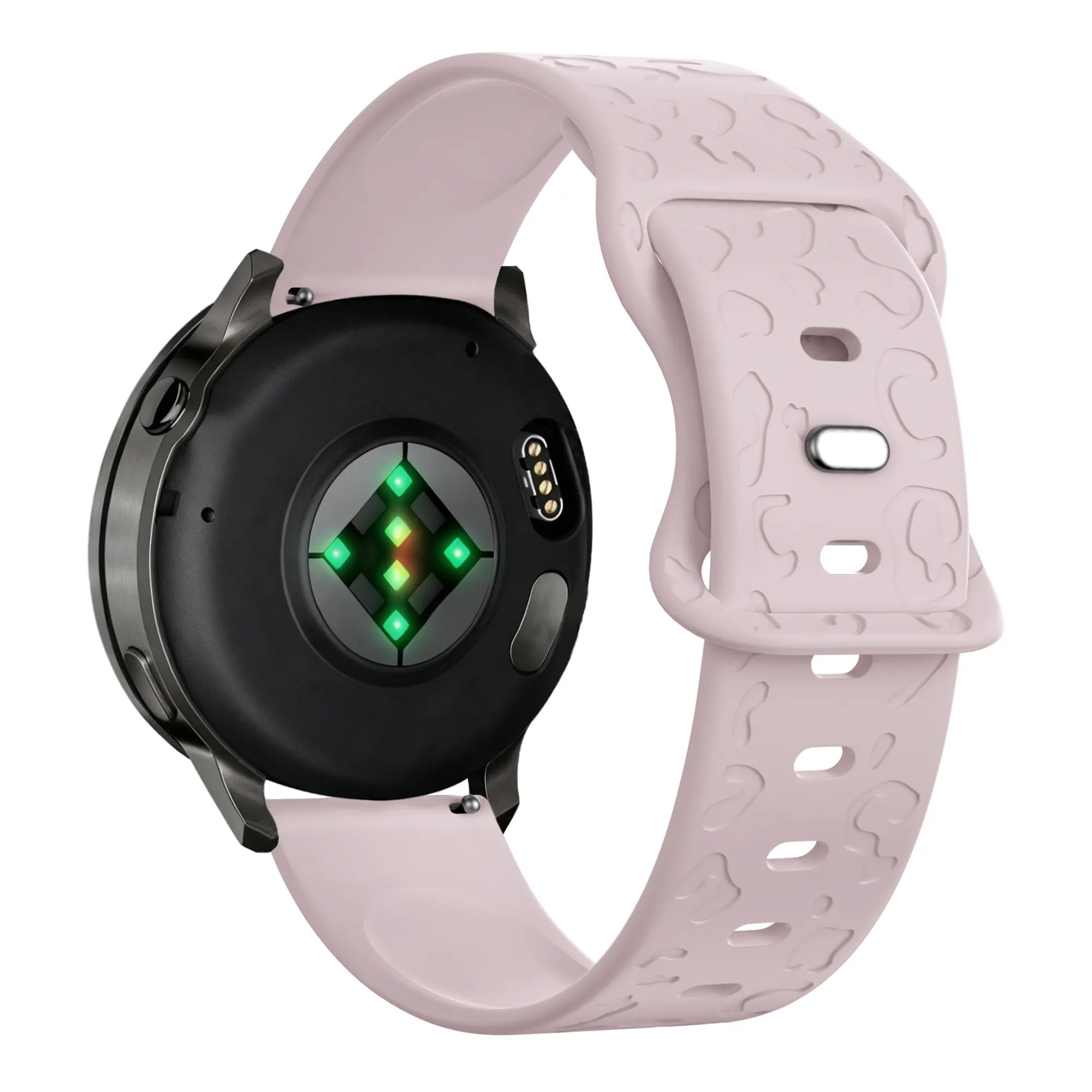 Bandz Bracelet silicone 'Léopard' Garmin Venu (rose)