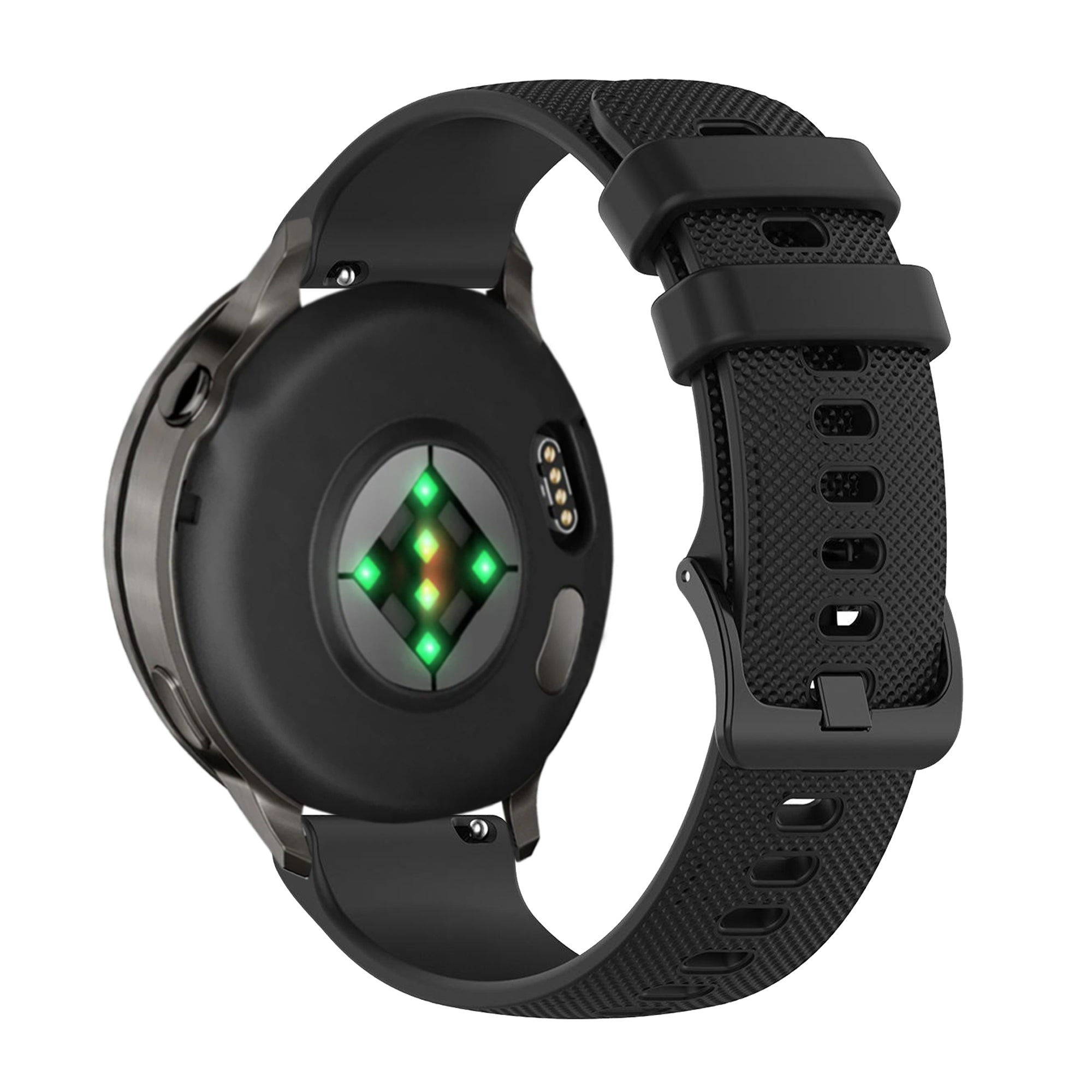 Bandz Bracelet silicone 'Premium' Garmin Venu SQ 2 (noir)