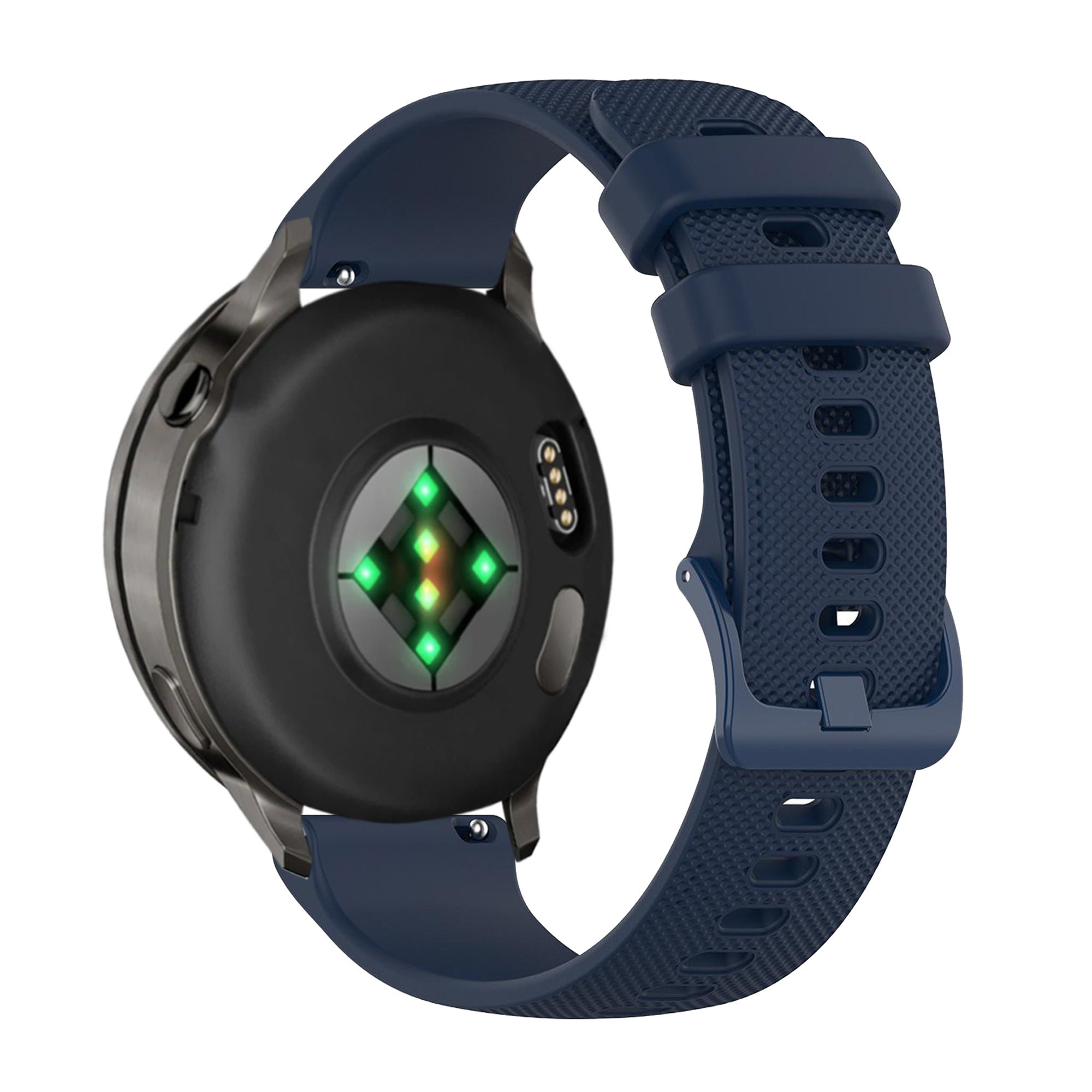 Bandz Bracelet silicone 'Premium' Garmin Venu 4 - 45mm (bleu foncé)