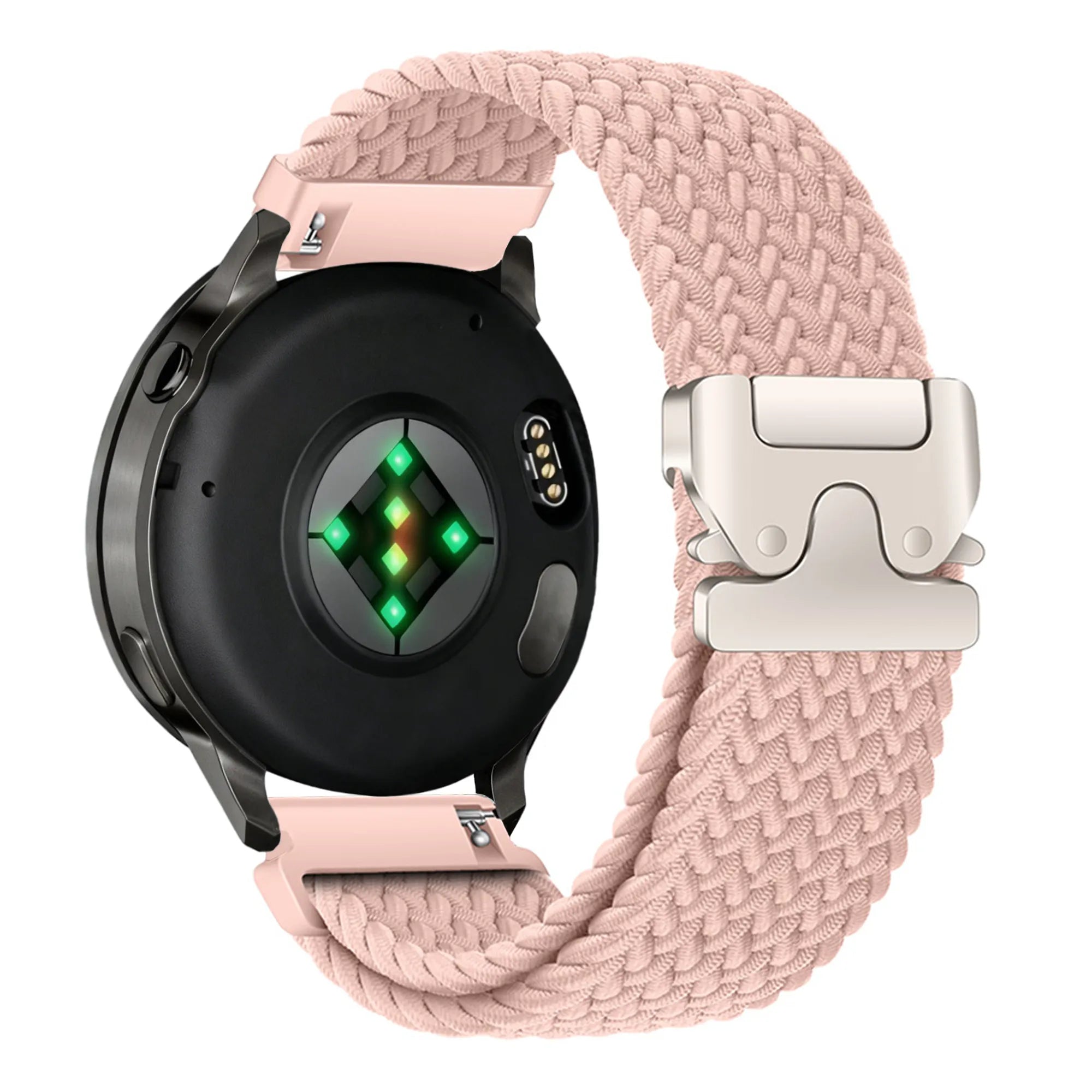 Bandz Bracelet tressé 'Parachute' Garmin Venu 2s (rose)