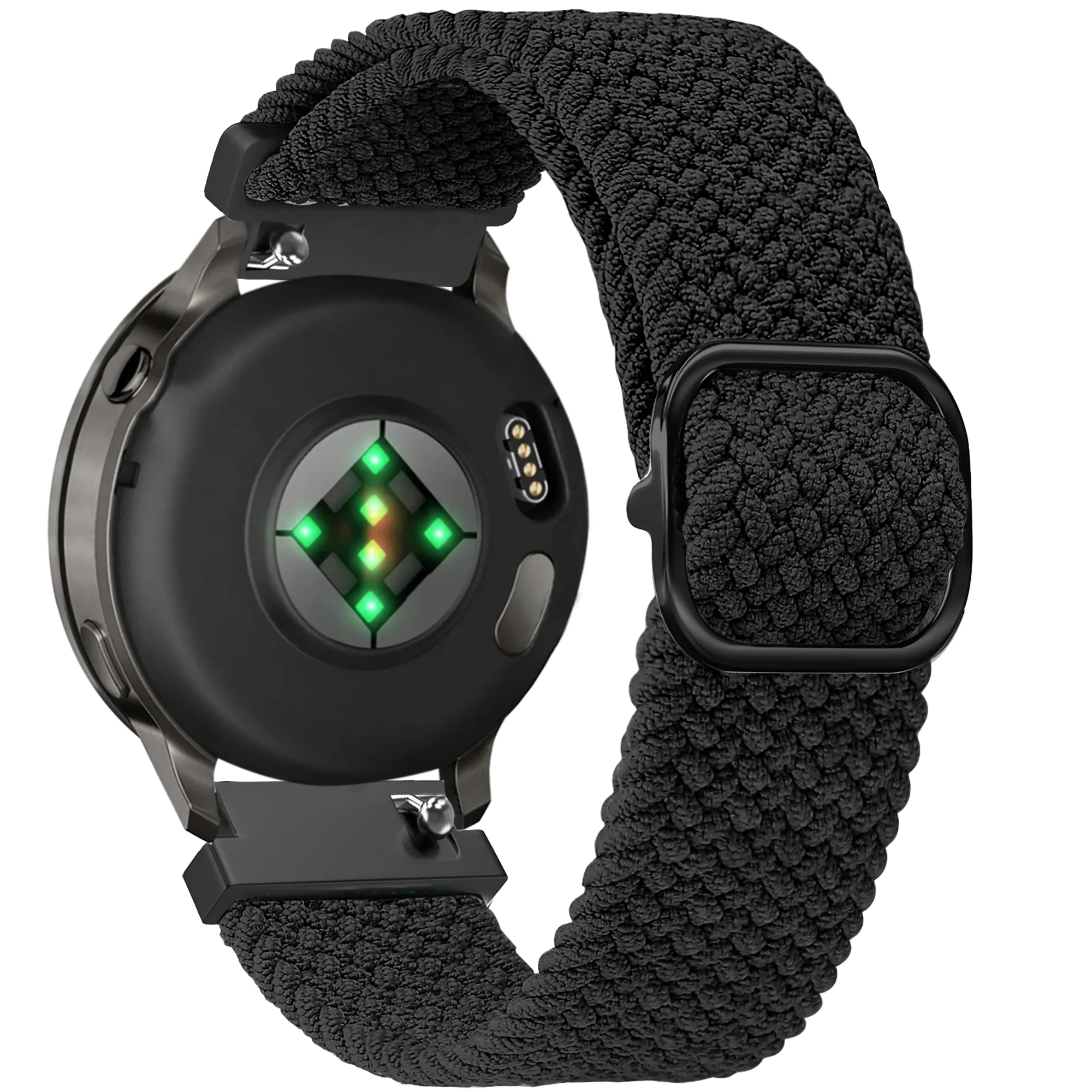 Bandz Bracelet tressé réglable Garmin Forerunner 255s (noir)
