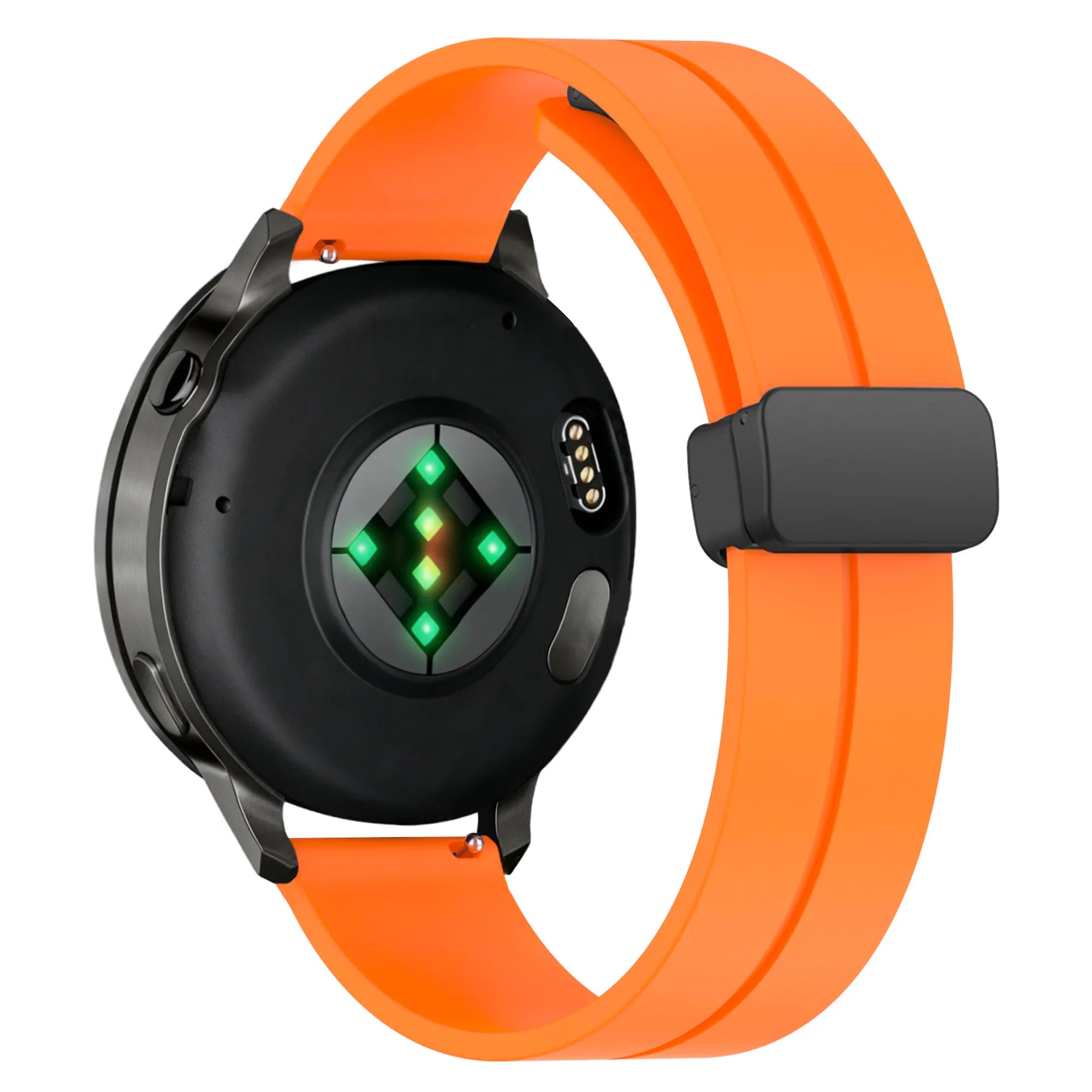 Bandz Bracelet silicone avec boucle en D Garmin Venu 3 (orange)