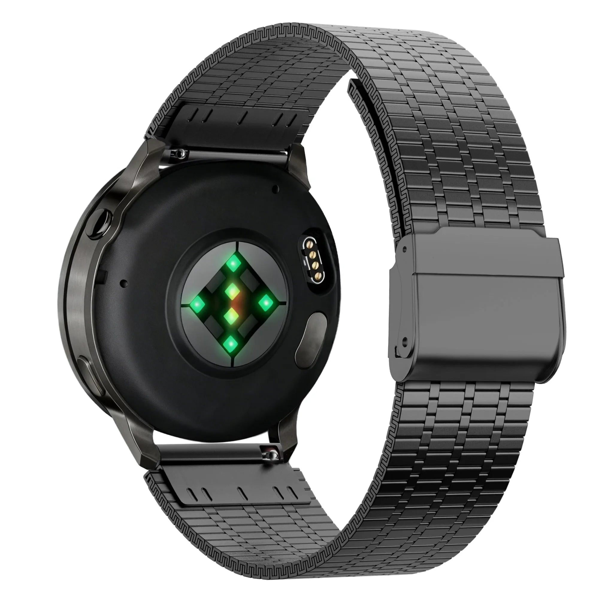 Bandz Bracelet acier ajustable Garmin Bounce 2 (noir)