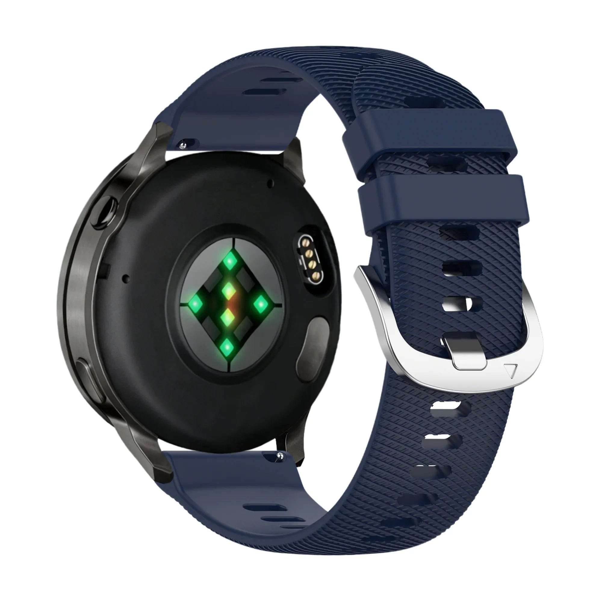 Bandz Bracelet silicone 'Deluxe' Garmin Venu 4 - 41mm (bleu foncé)