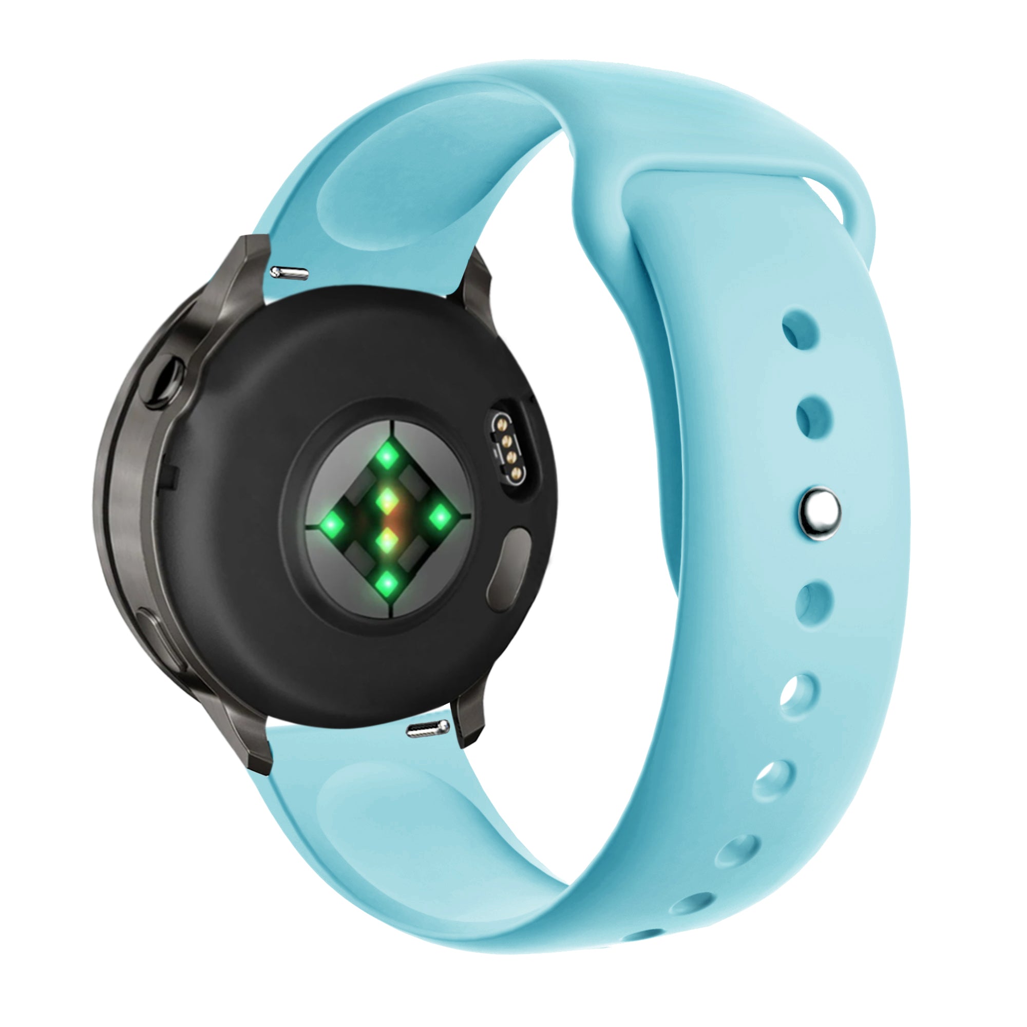 Bandz Bracelet sport 'Deluxe' Garmin Vivomove 3s (bleu clair)