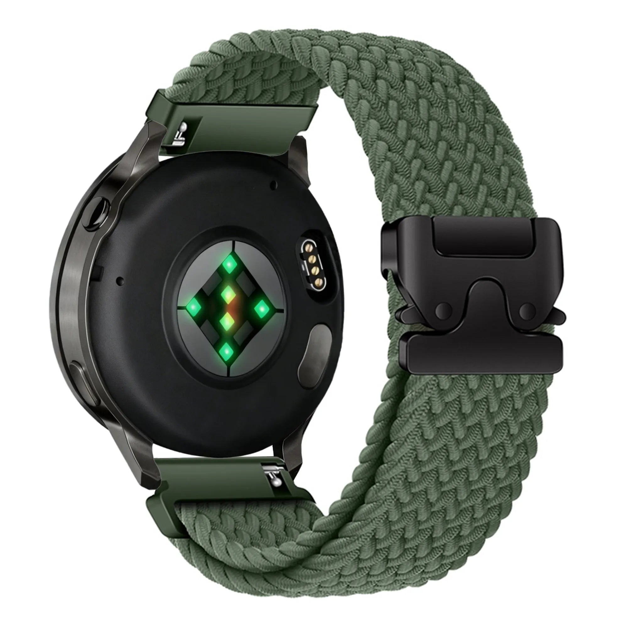 Bandz Bracelet tressé 'Parachute' Garmin Venu (vert)