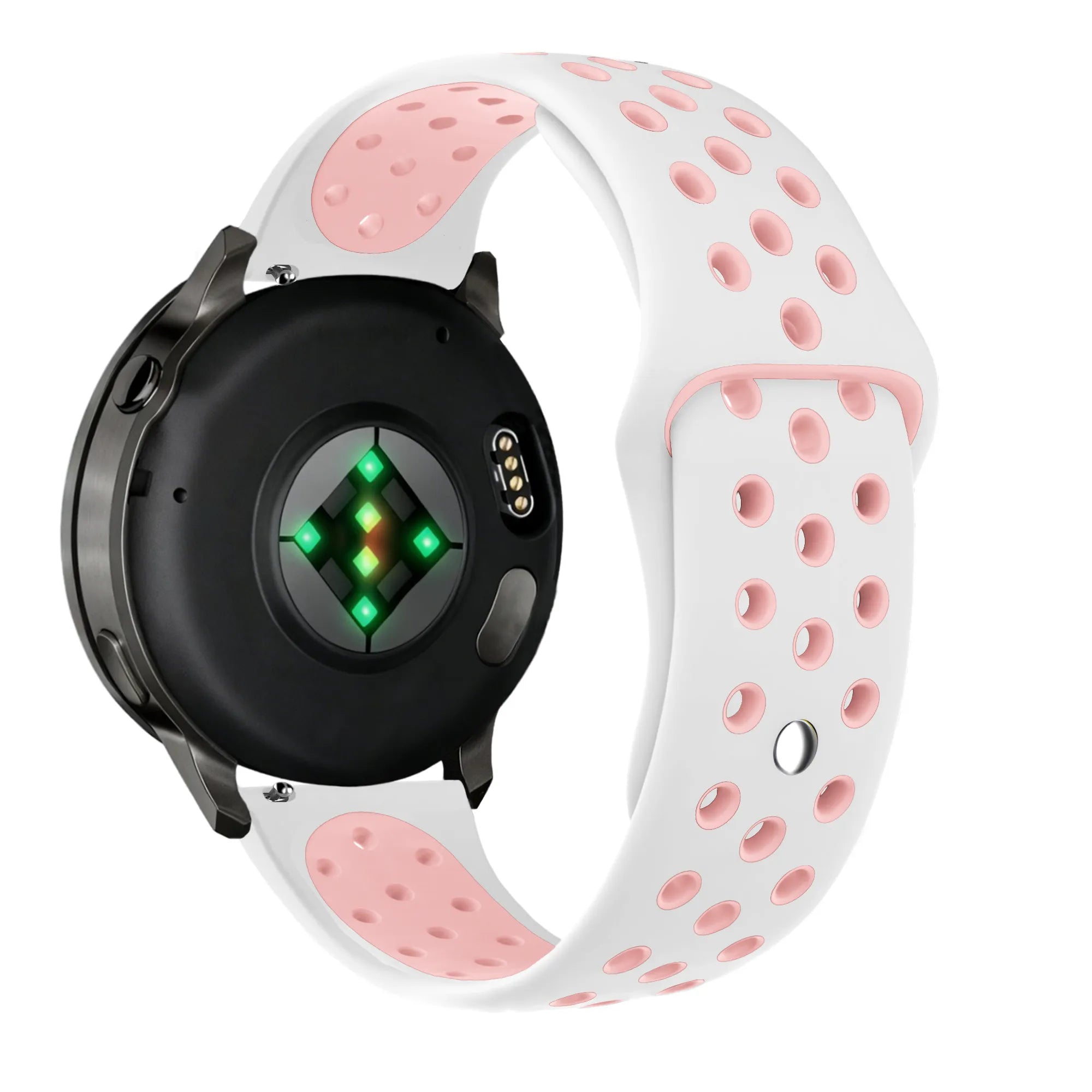 Bandz Bracelet sport 'Deluxe' Garmin Vivoactive 3 (blanc/rose)