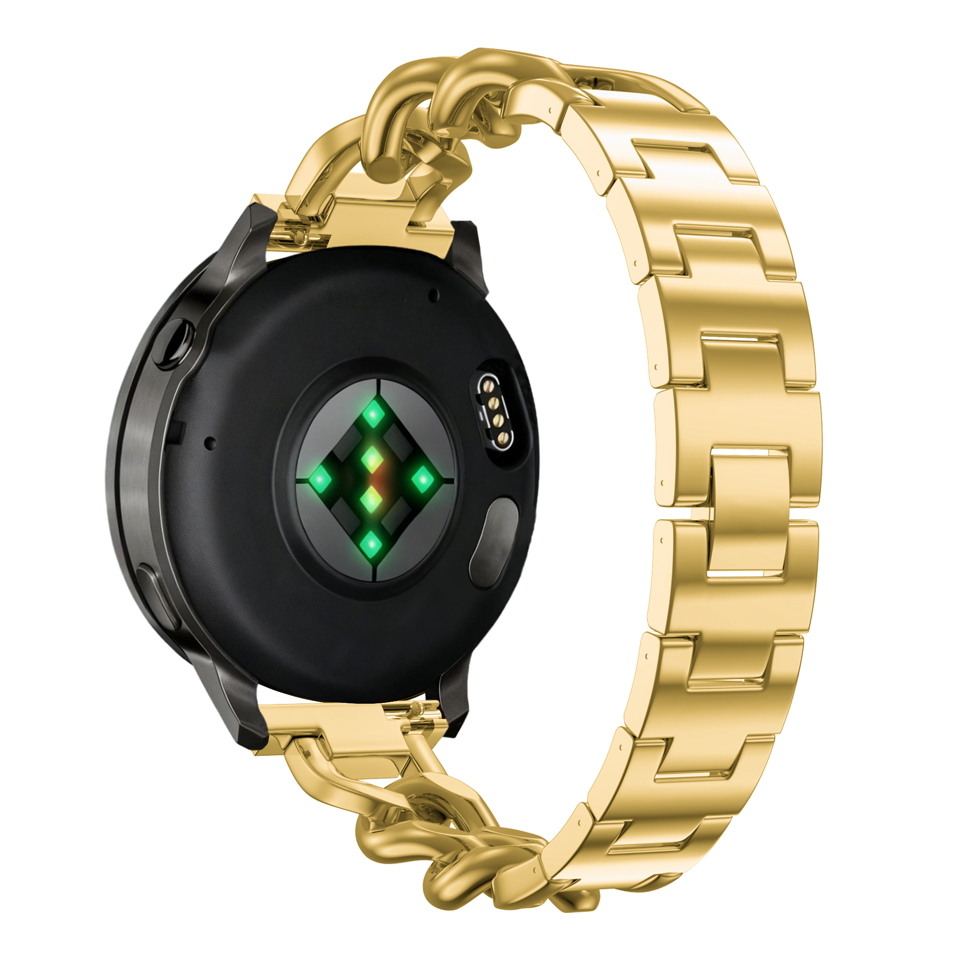 Bandz Withings ScanWatch 2 - 38mm Metal Strap 'Chains' (Gold)