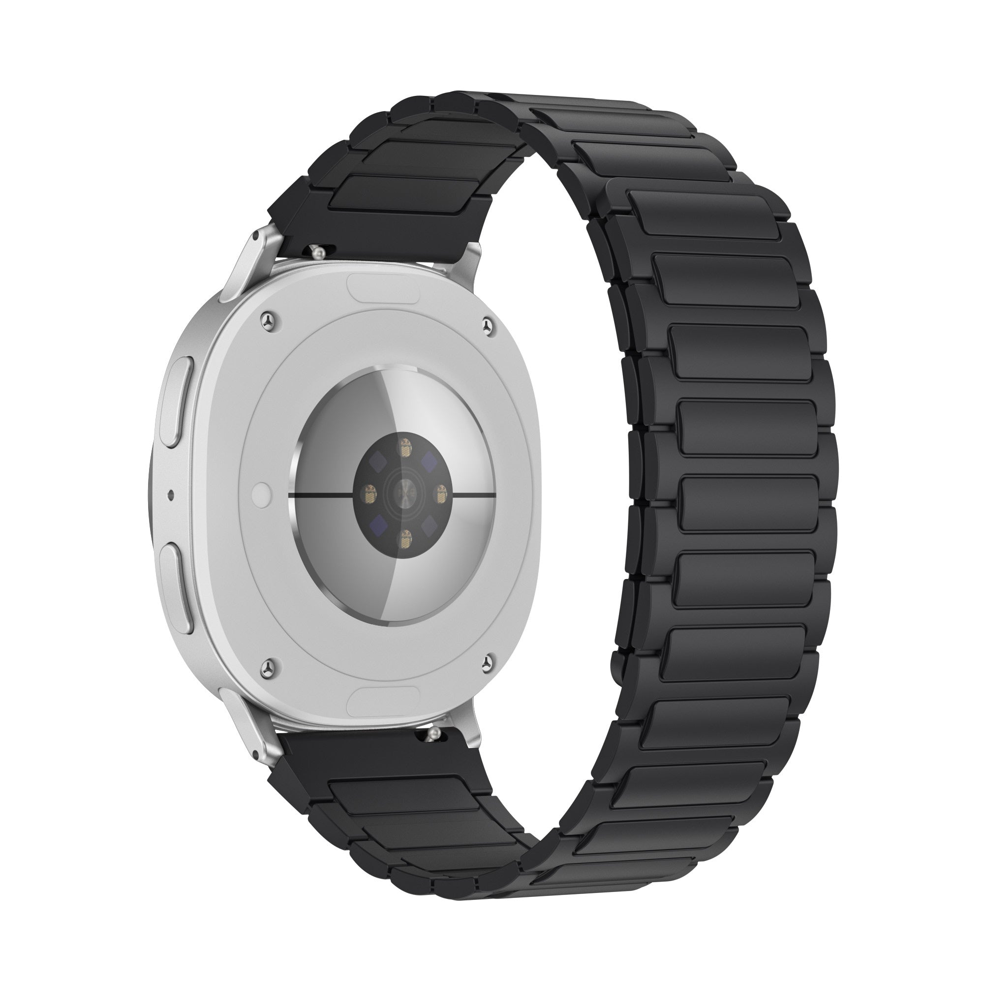 Samsung Galaxy Watch 8 - 44mm Magnetic Silicone Strap (Black)