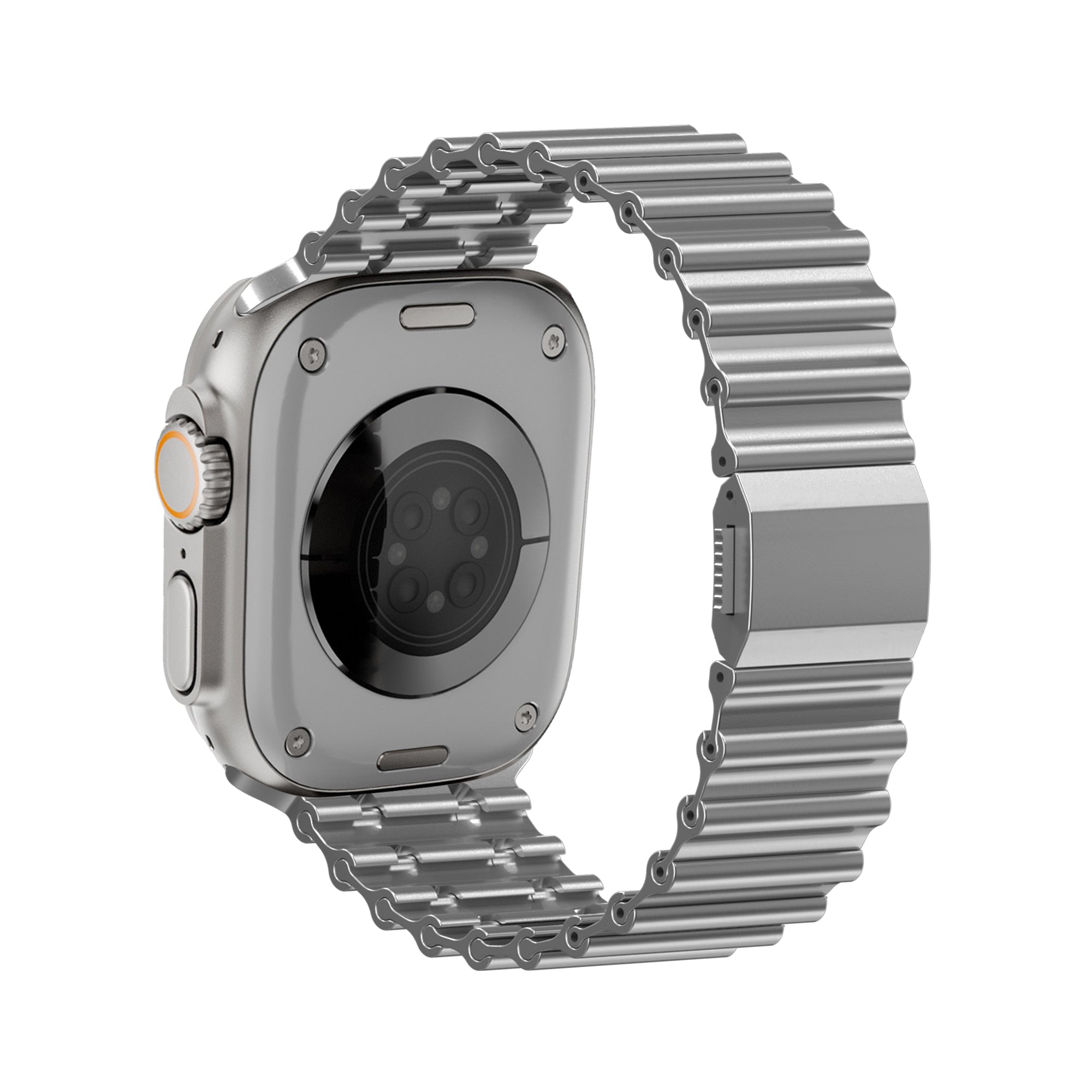 Bandz Bracelet acier 'Ocean' Apple Watch Ultra (titane)