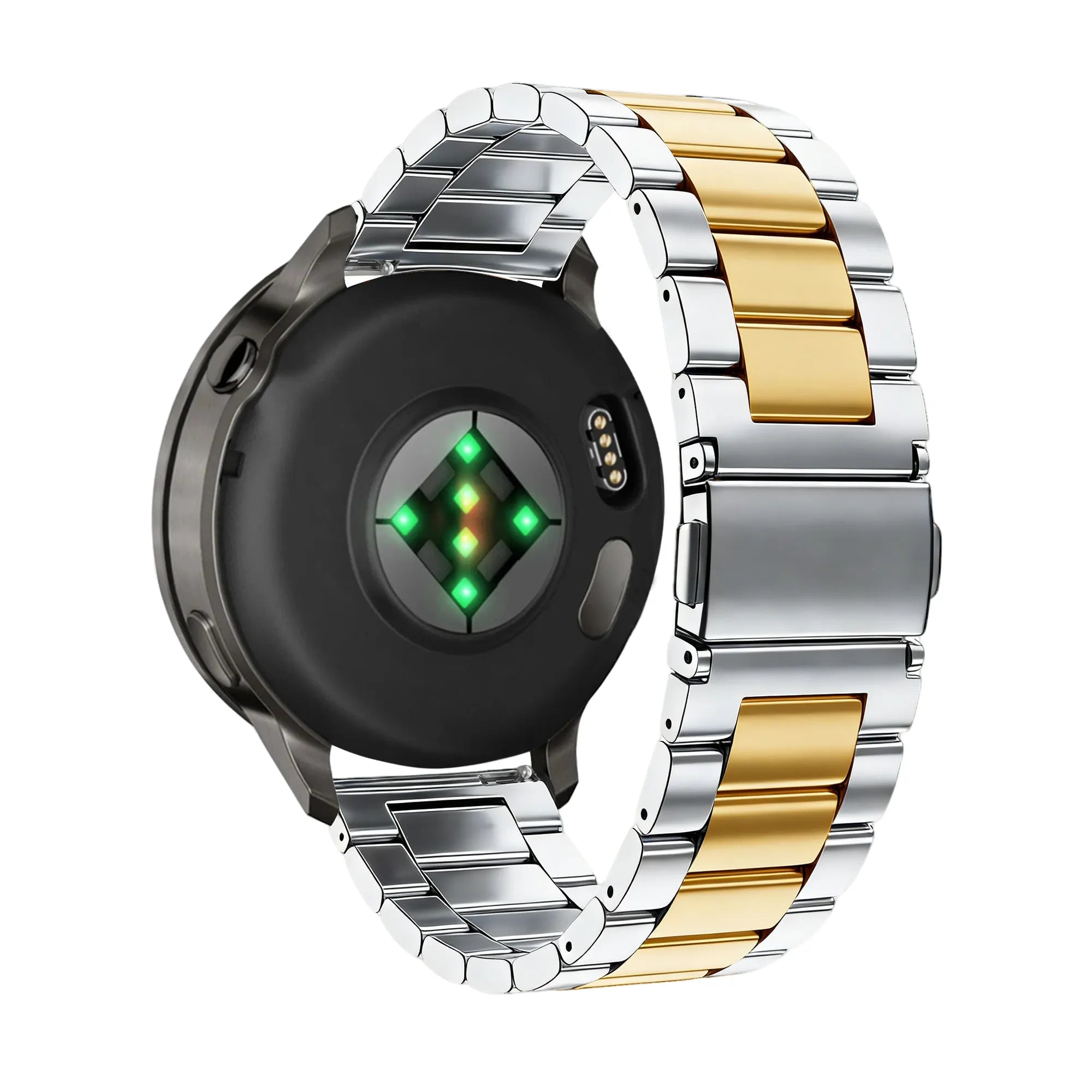 Bandz Bracelet acier 'Classic' Garmin Forerunner 570 - 42mm (argent/or)