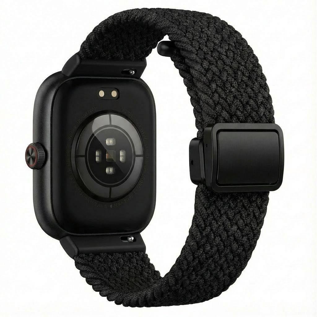 Bracelet tressé avec boucle en D Xiaomi Smart Band 10 Pro (noir)