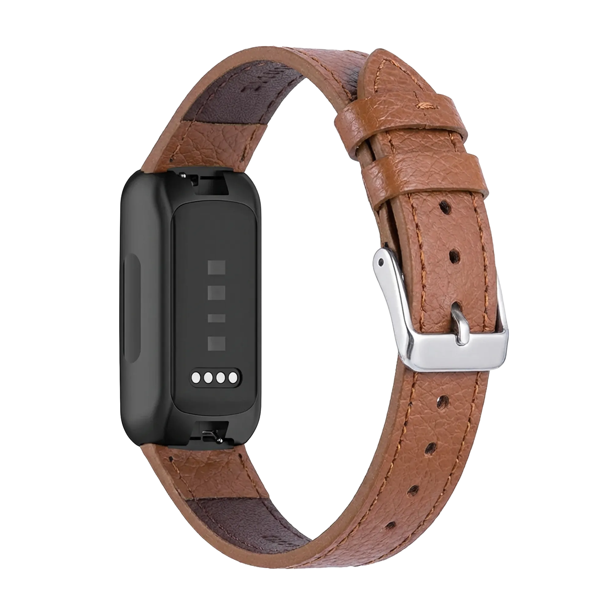 Bracelet cuir Fitbit Inspire 3 (marron)