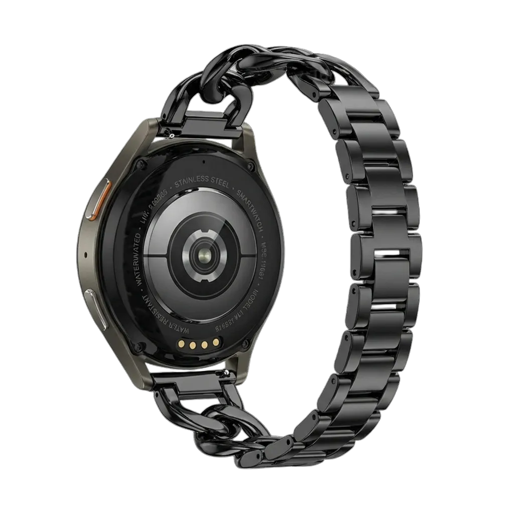 Bracelet chaîne acier Polar Pacer (noir)