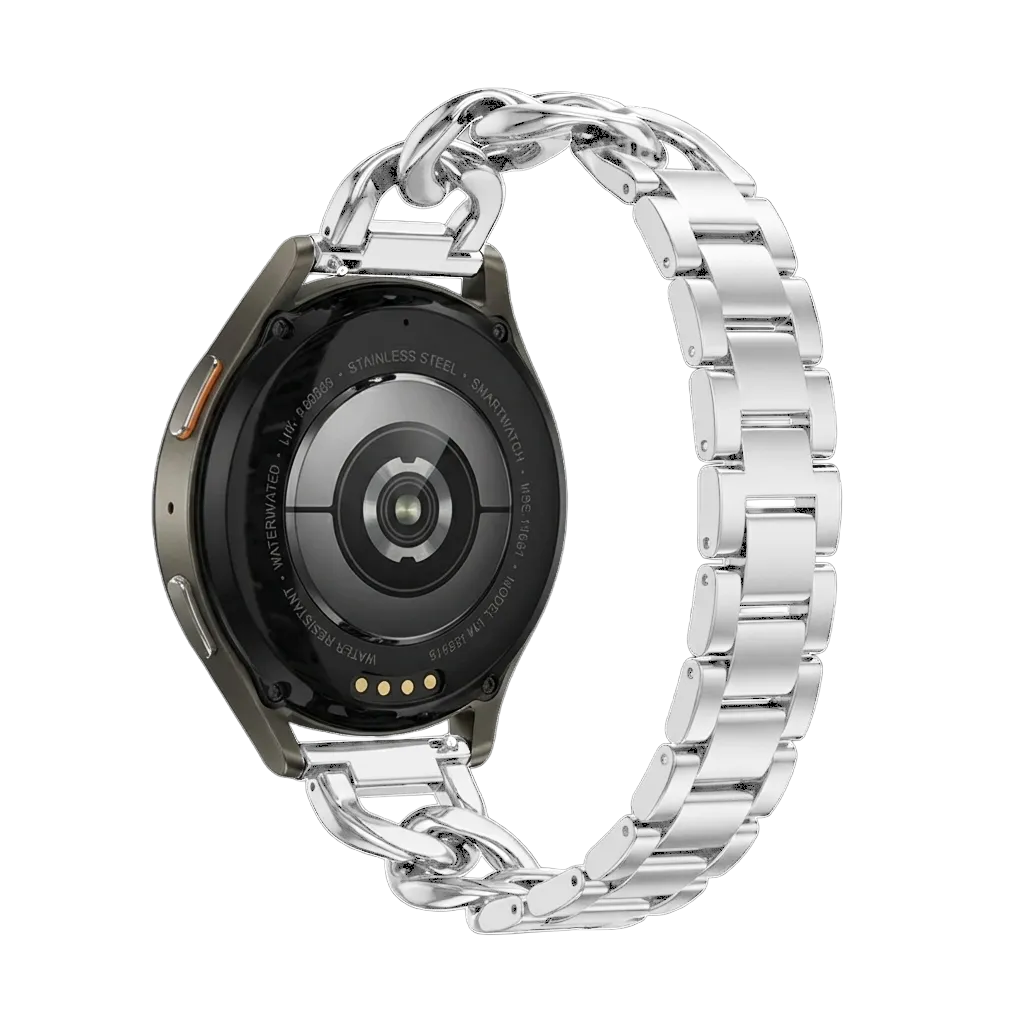 Bracelet chaîne acier Amazfit GTS 2 (argent)